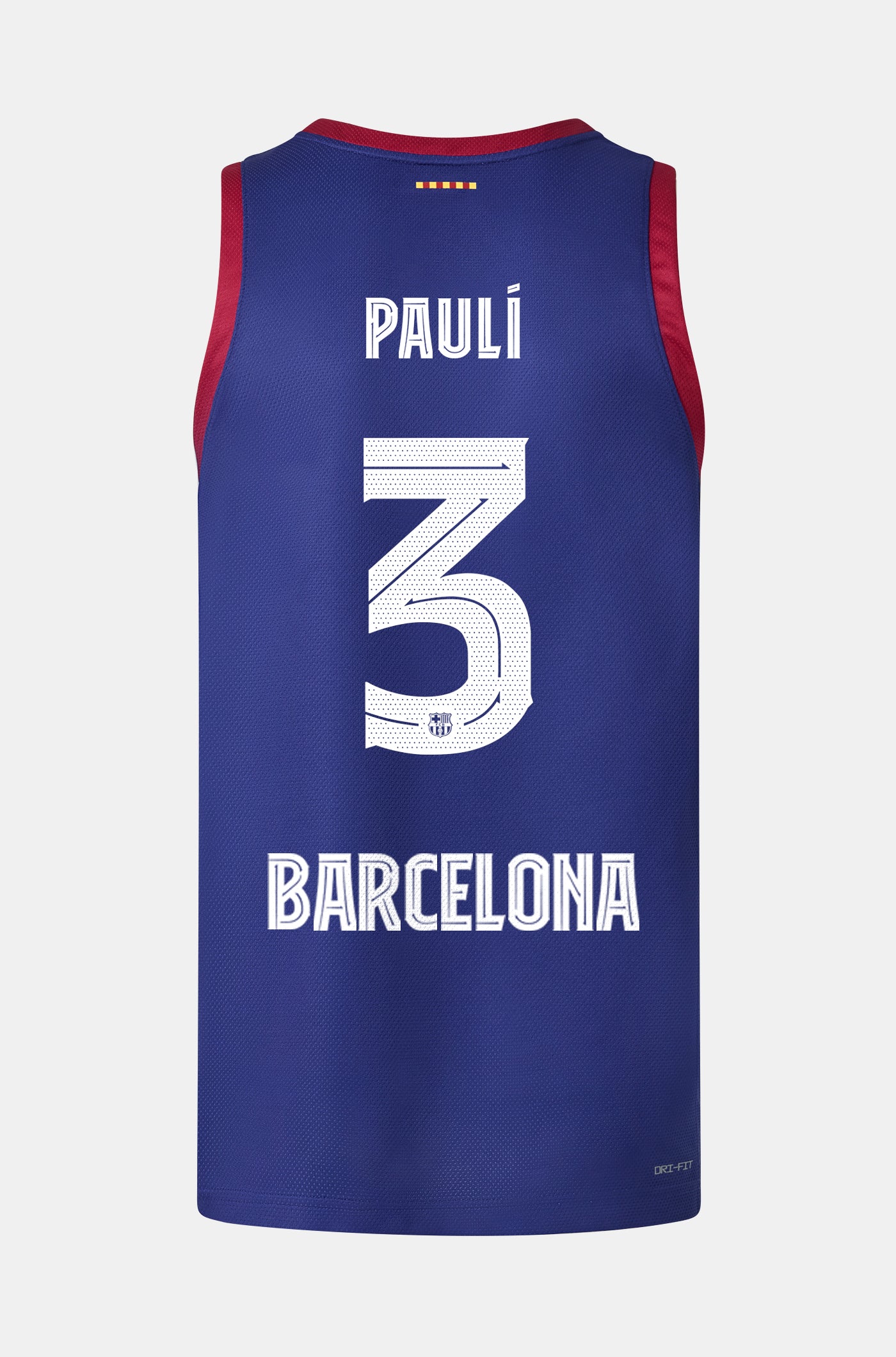 Euroleague FC Barcelona home basketball shirt 23/24 - PAULÍ