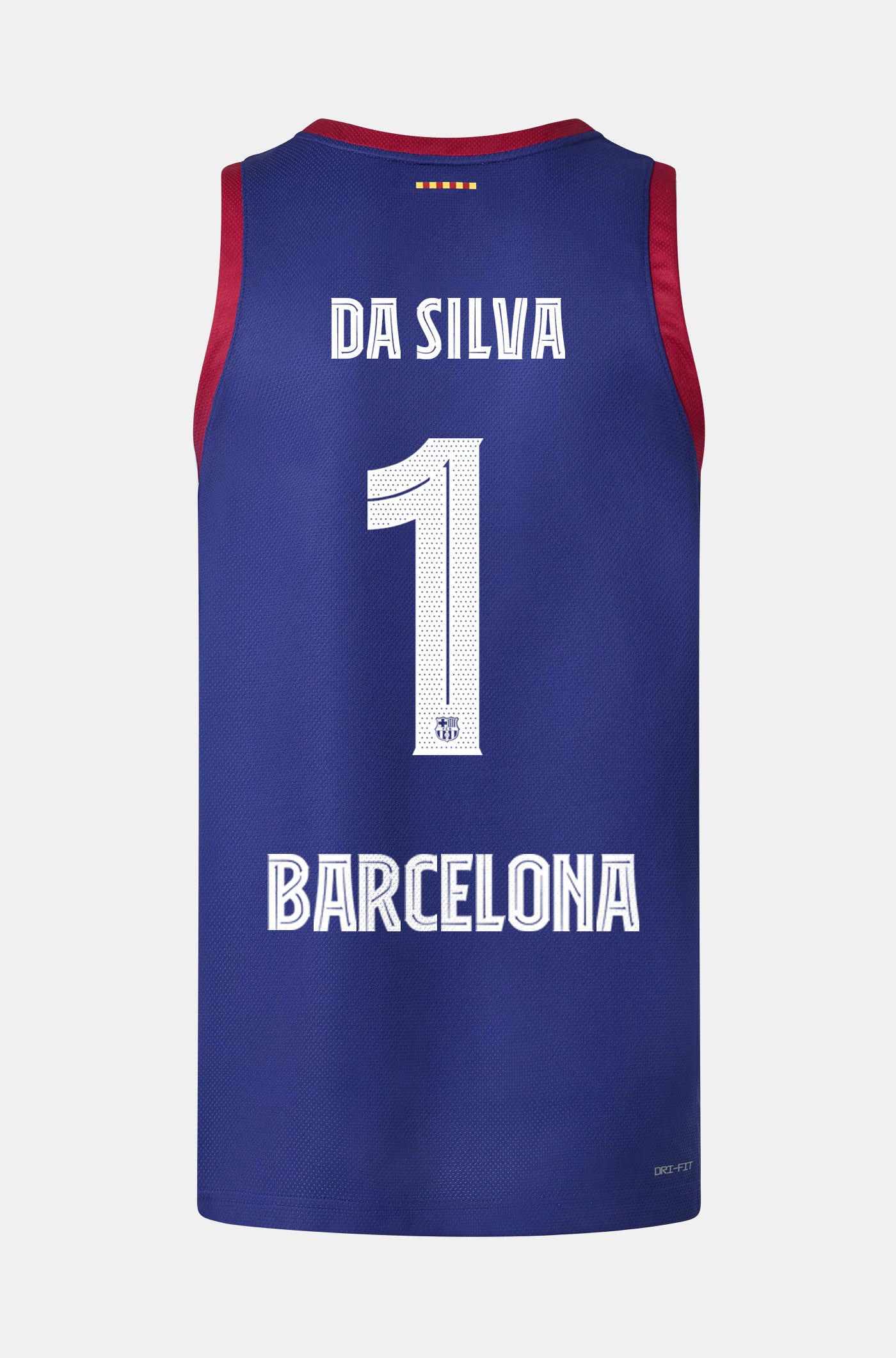 Euroleague FC Barcelona home basketball shirt 23/24 - DA SILVA