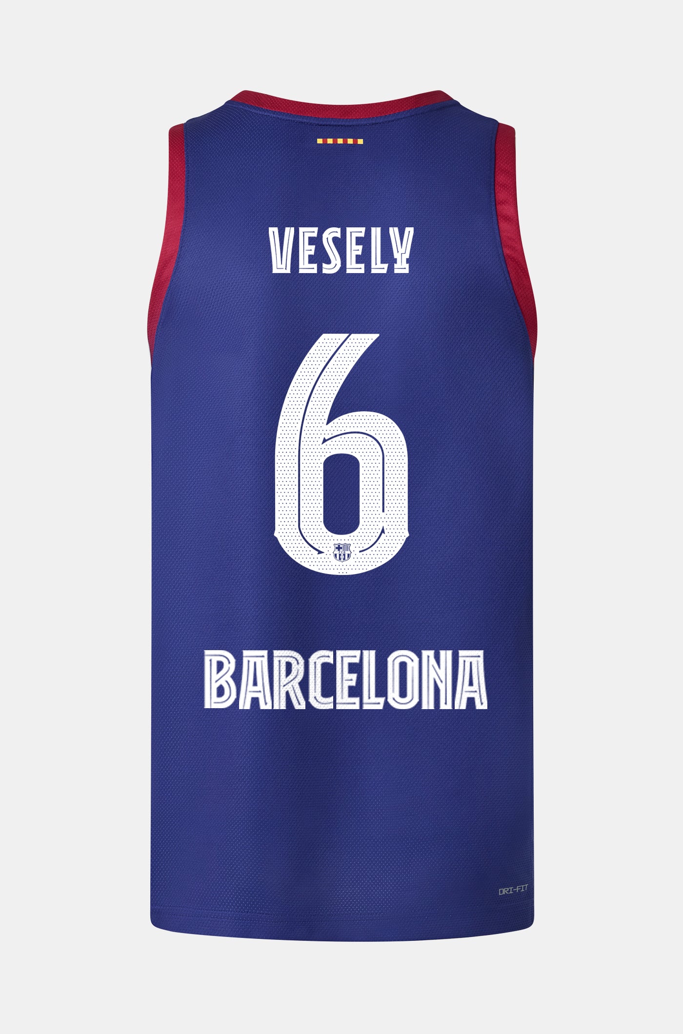 Euroleague FC Barcelona home basketball shirt 23/24 - VESELY