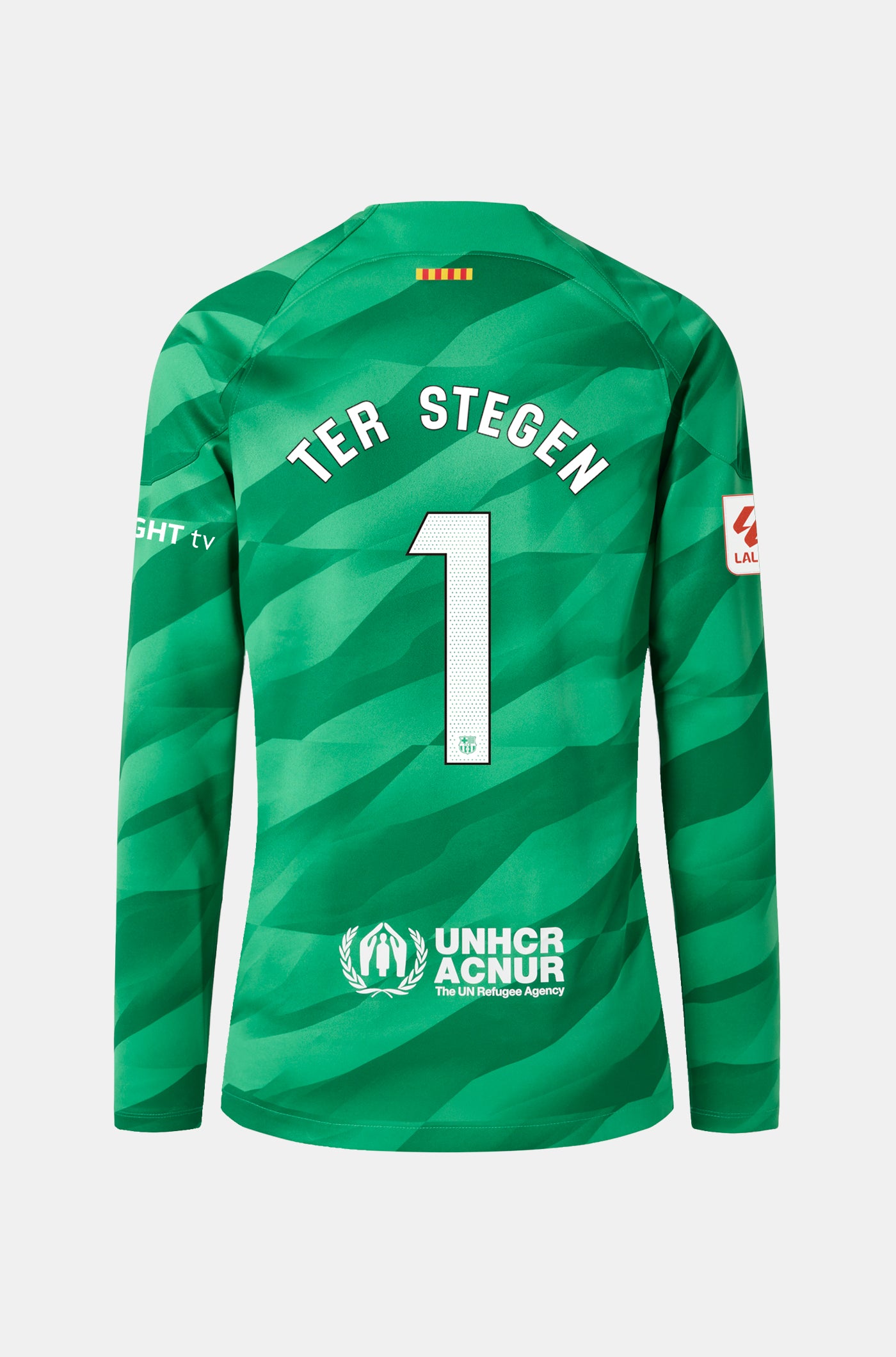LFP FC Barcelona goalkeeper shirt 23/24 - Junior  - TER STEGEN