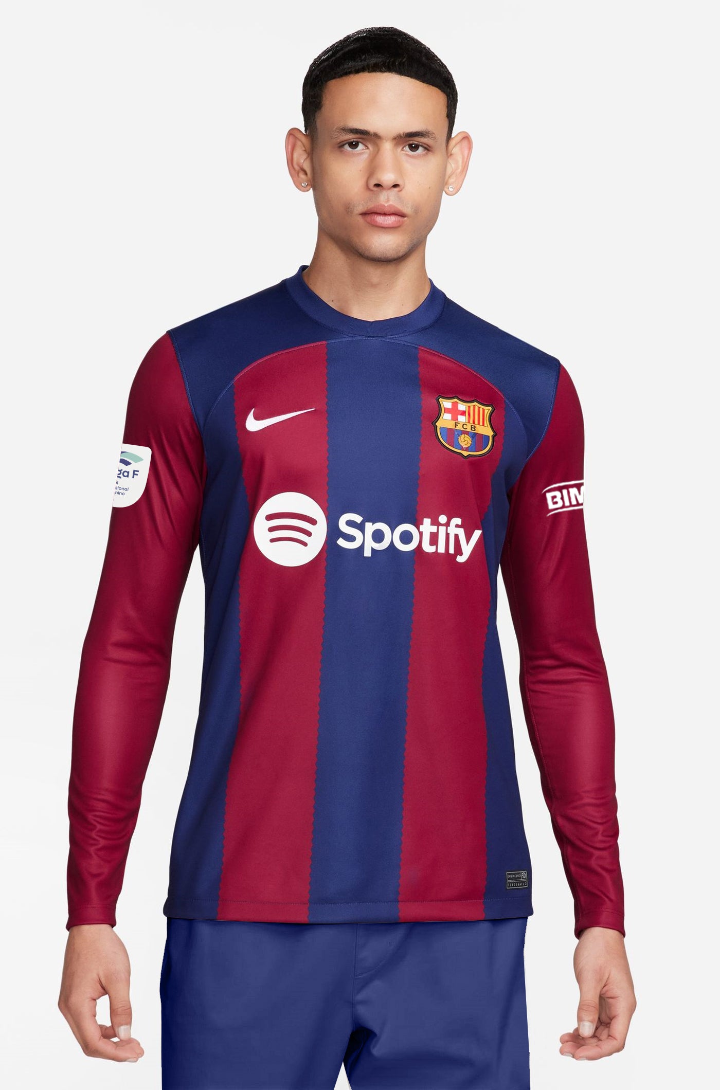 LIGA F FC Barcelona home shirt 23/24 - Long-sleeve - MARÍA LEÓN