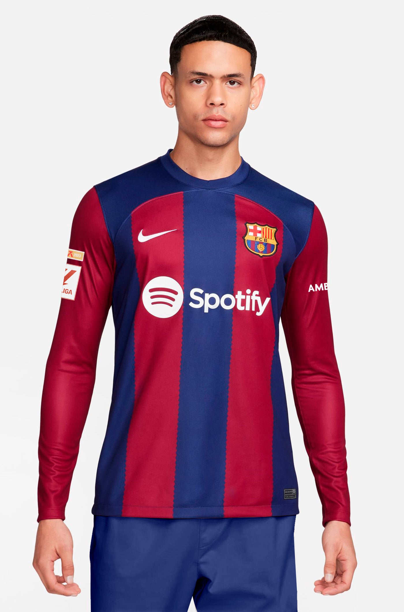 LFP FC Barcelona Home Shirt 23/24 - Long-sleeve - LAMINE YAMAL – Barça ...