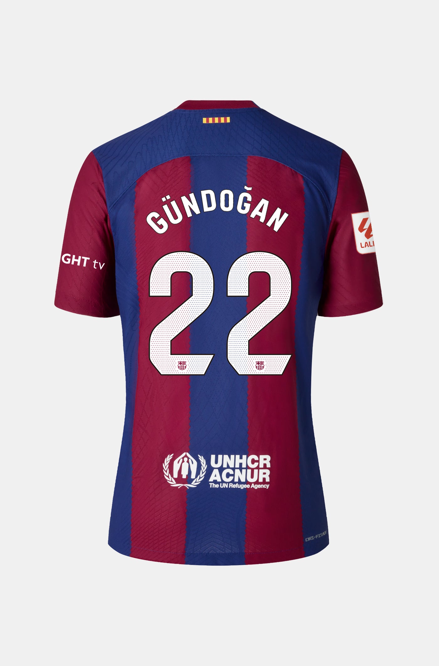 LFP FC Barcelona home shirt 23/24 - Long-sleeve - GÜNDO?AN