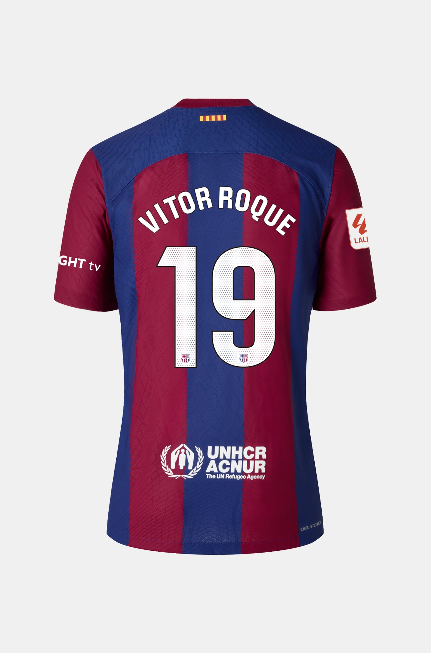LFP FC Barcelona home shirt 23/24 - Long-sleeve - VITOR ROQUE