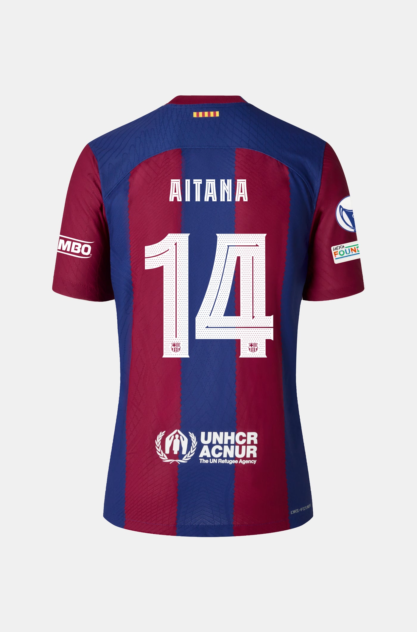 UWCL FC Barcelona Home Shirt 23/24 Player's Edition - Women - AITANA