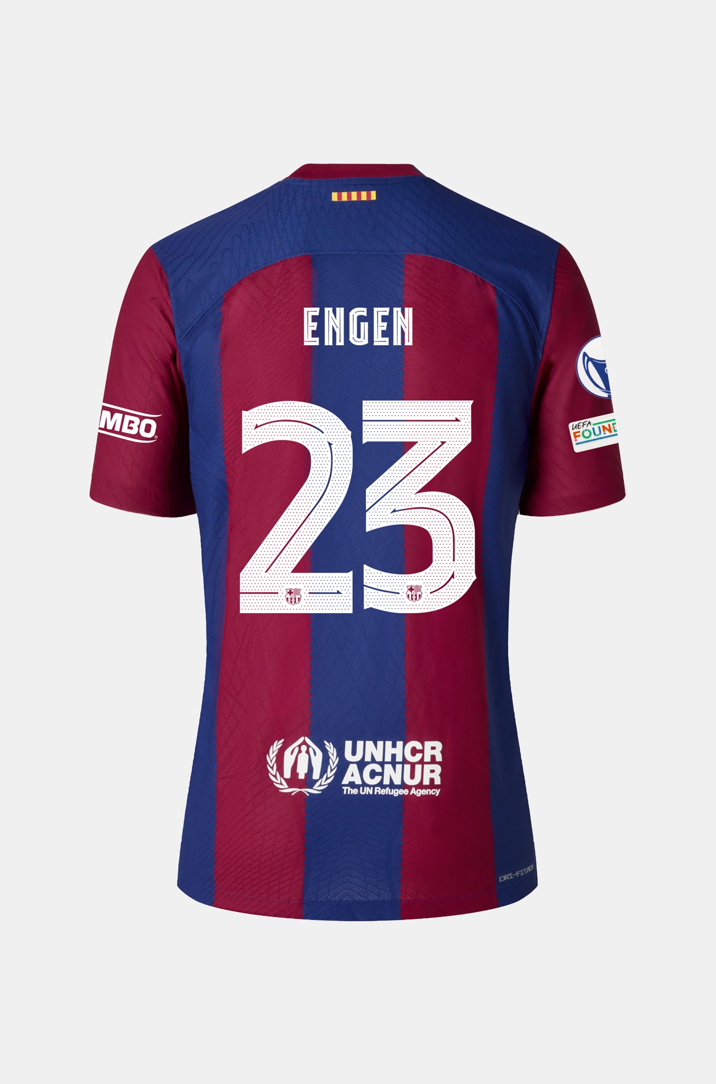 UWCL FC Barcelona Home Shirt 23/24 Player's Edition - Women - ENGEN