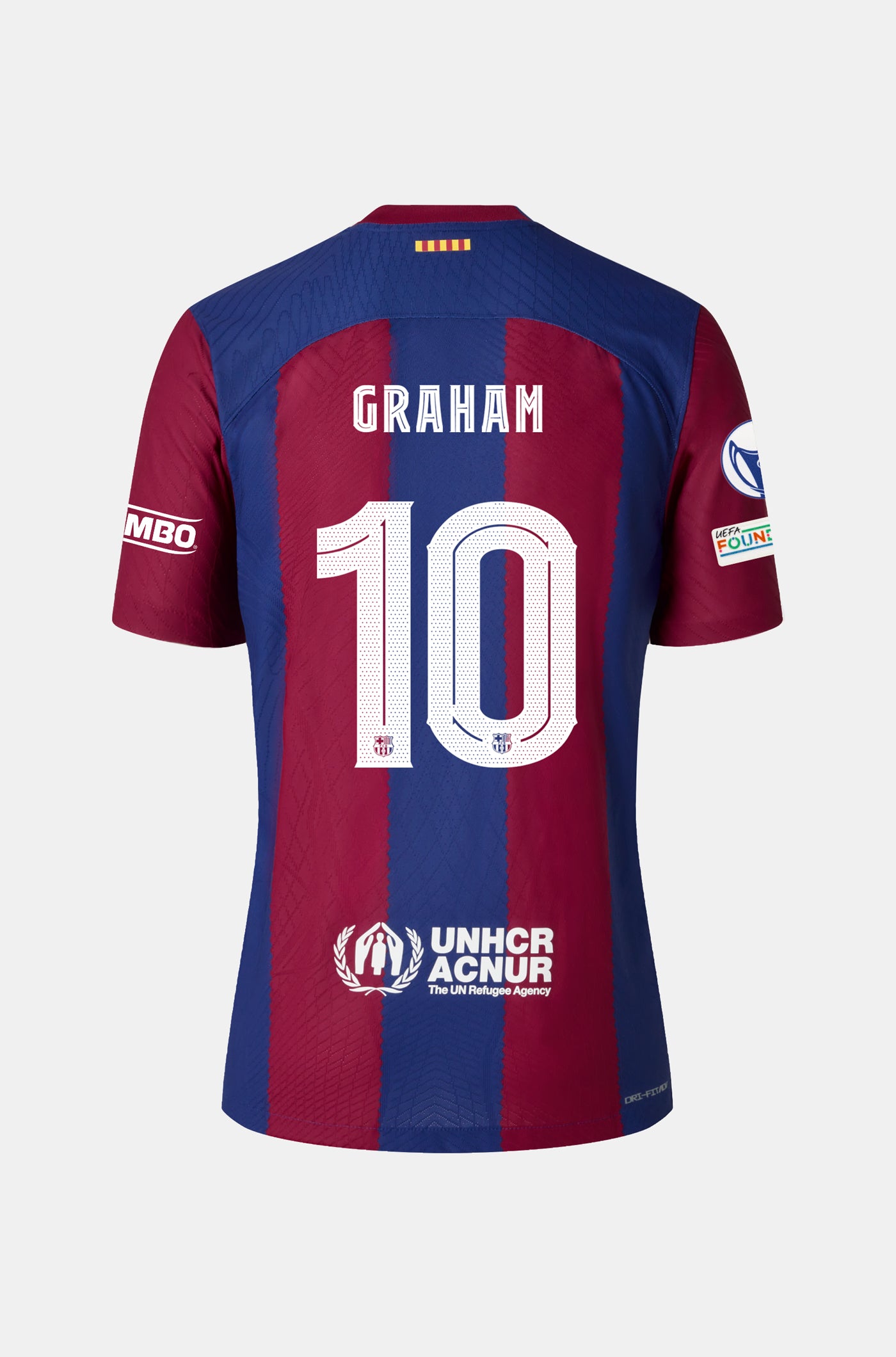 UWCL Camiseta primera equipación FC Barcelona 23/24 Edición Jugador - Mujer - GRAHAM