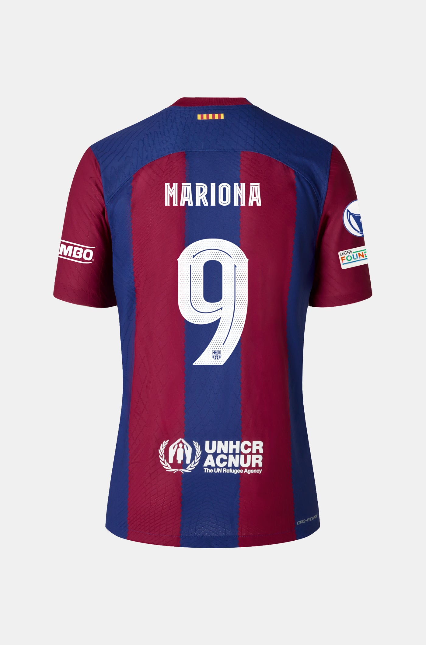 UWCL FC Barcelona Home Shirt 23/24 Player's Edition - Women - MARIONA