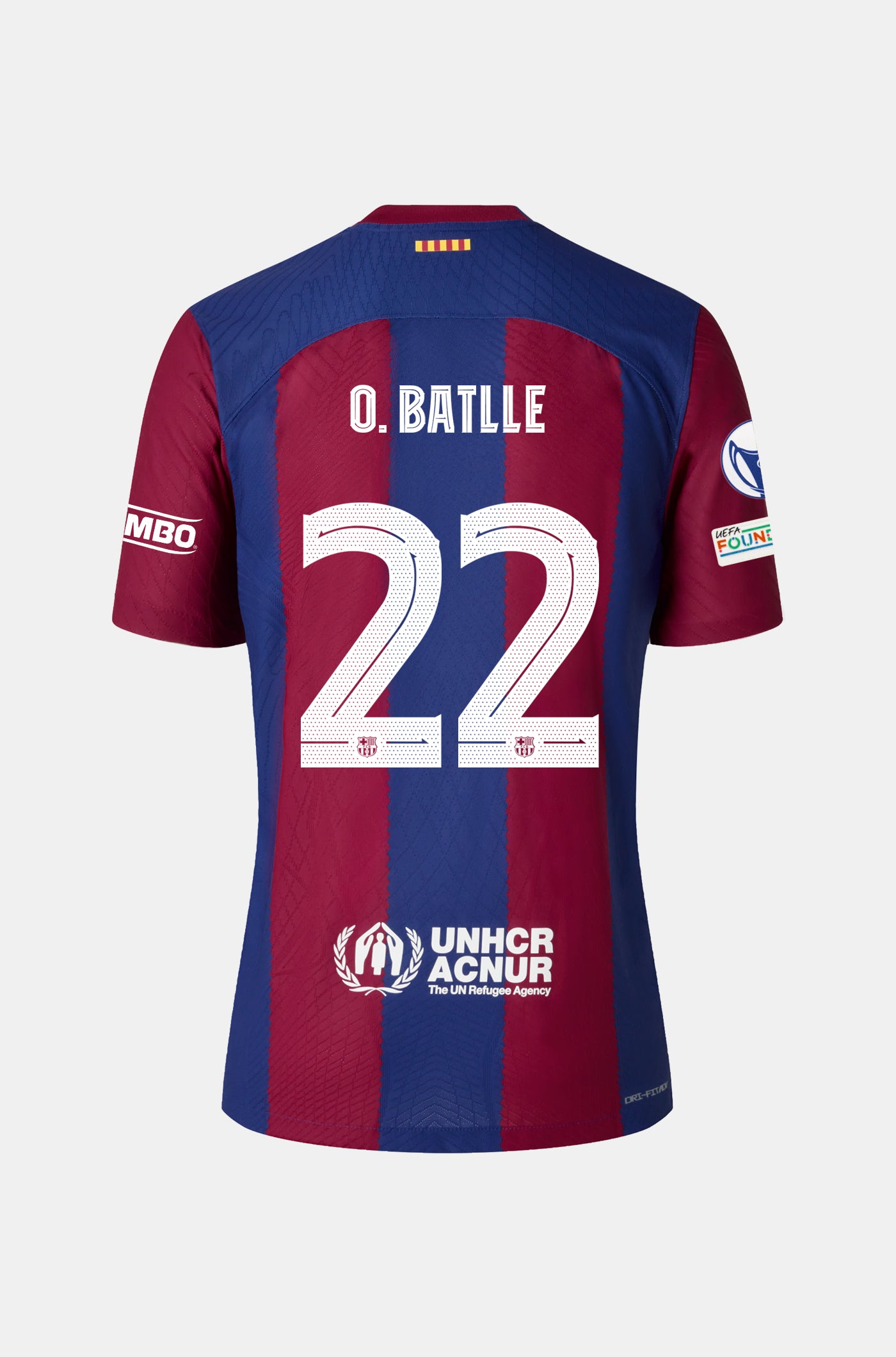 UWCL FC Barcelona home shirt 23/24 Player’s Edition  - O. BATLLE