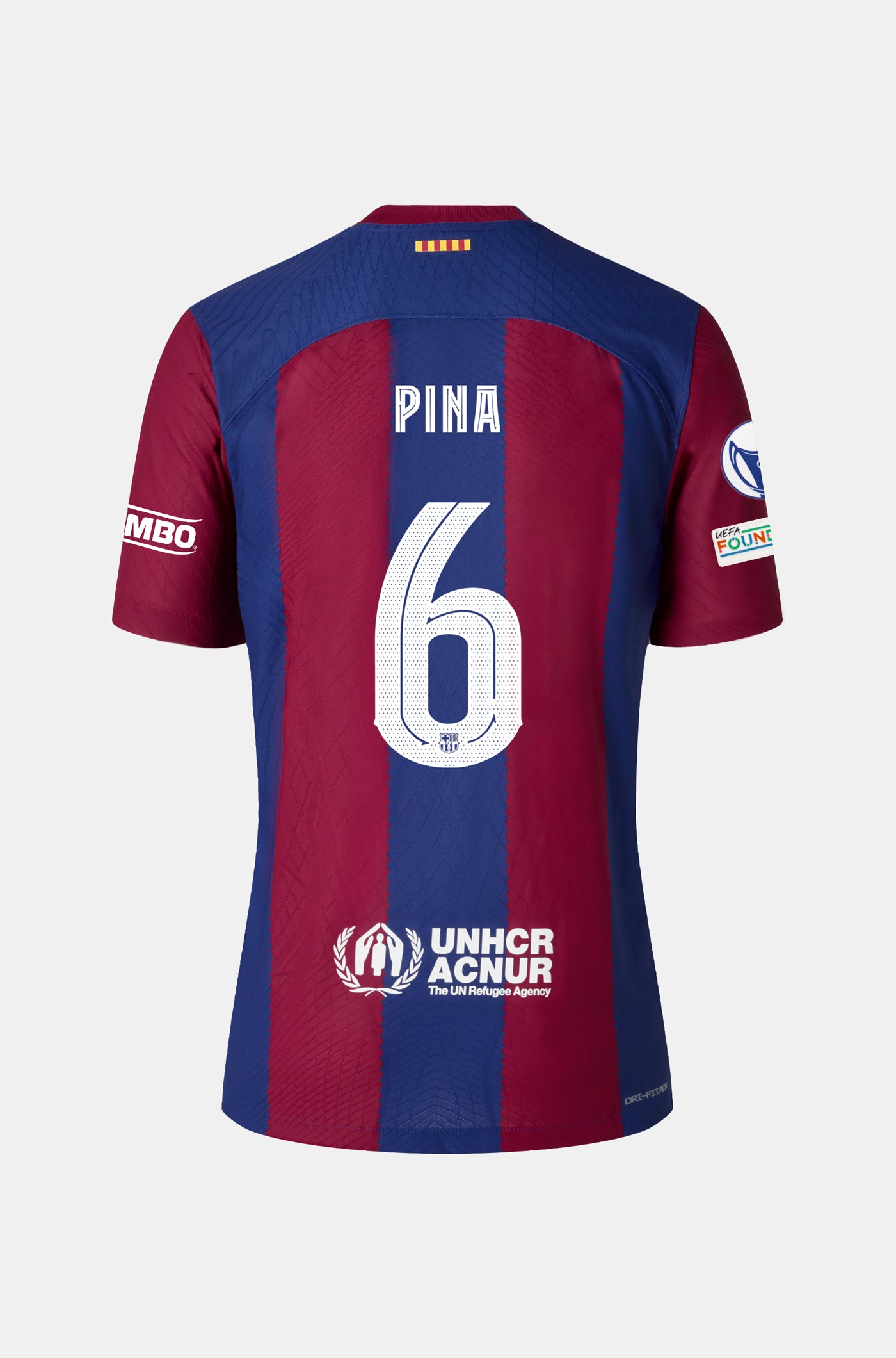 UWCL Camiseta primera equipación FC Barcelona 23/24 Edición Jugador - Mujer - PINA