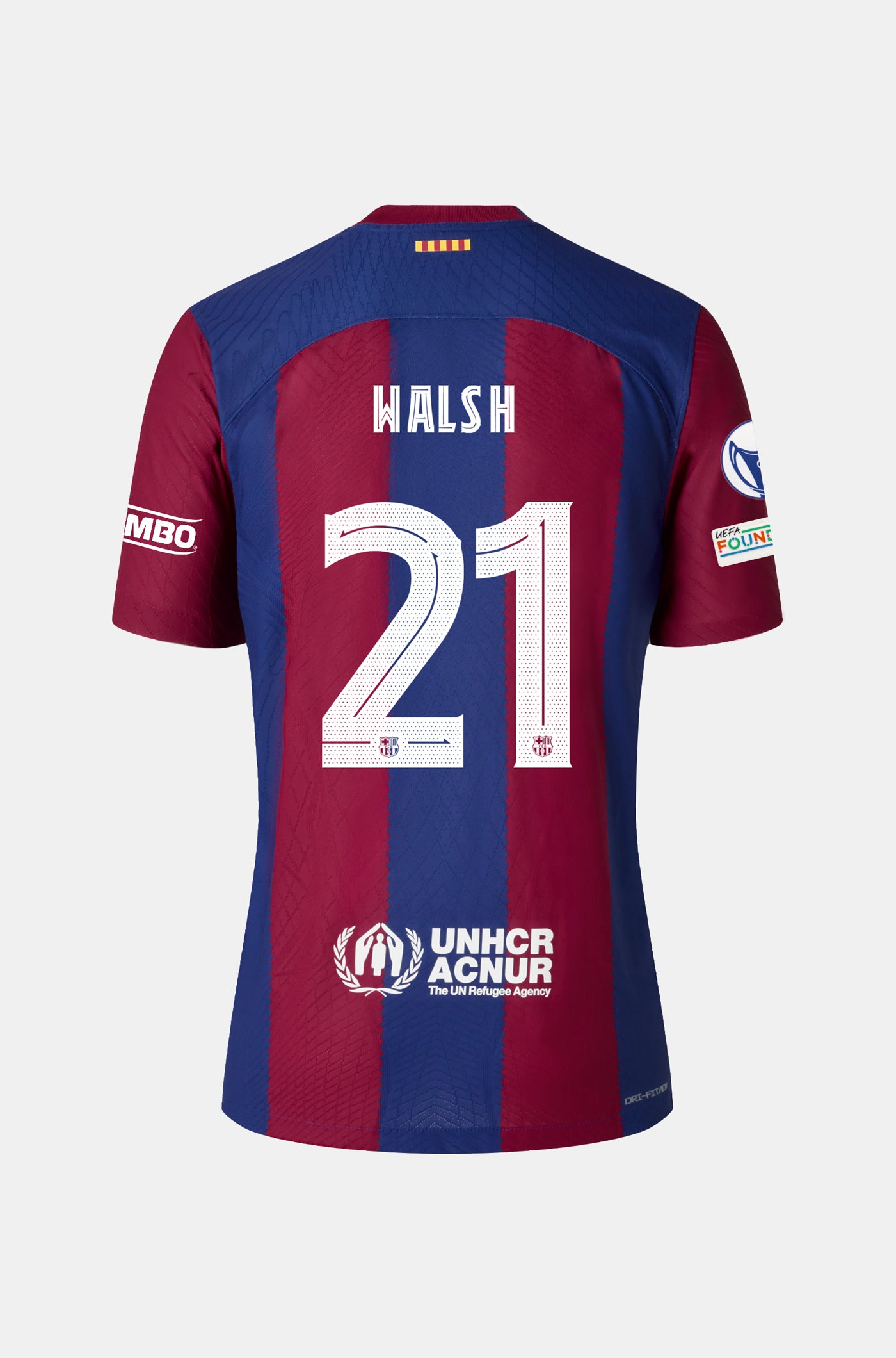 UWCL FC Barcelona Home Shirt 23/24 Player's Edition - Women - WALSH