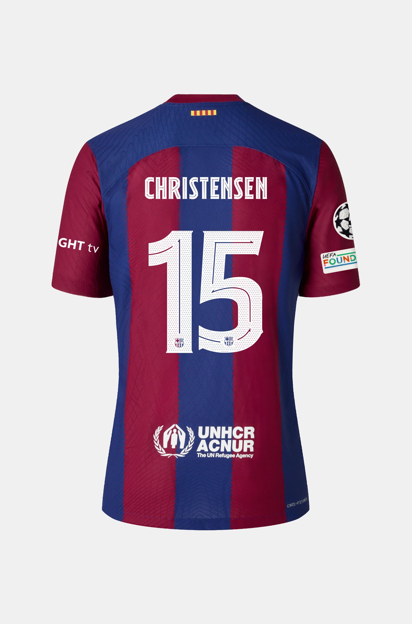 UCL FC Barcelona home shirt 23/24 - Long-sleeve - CHRISTENSEN