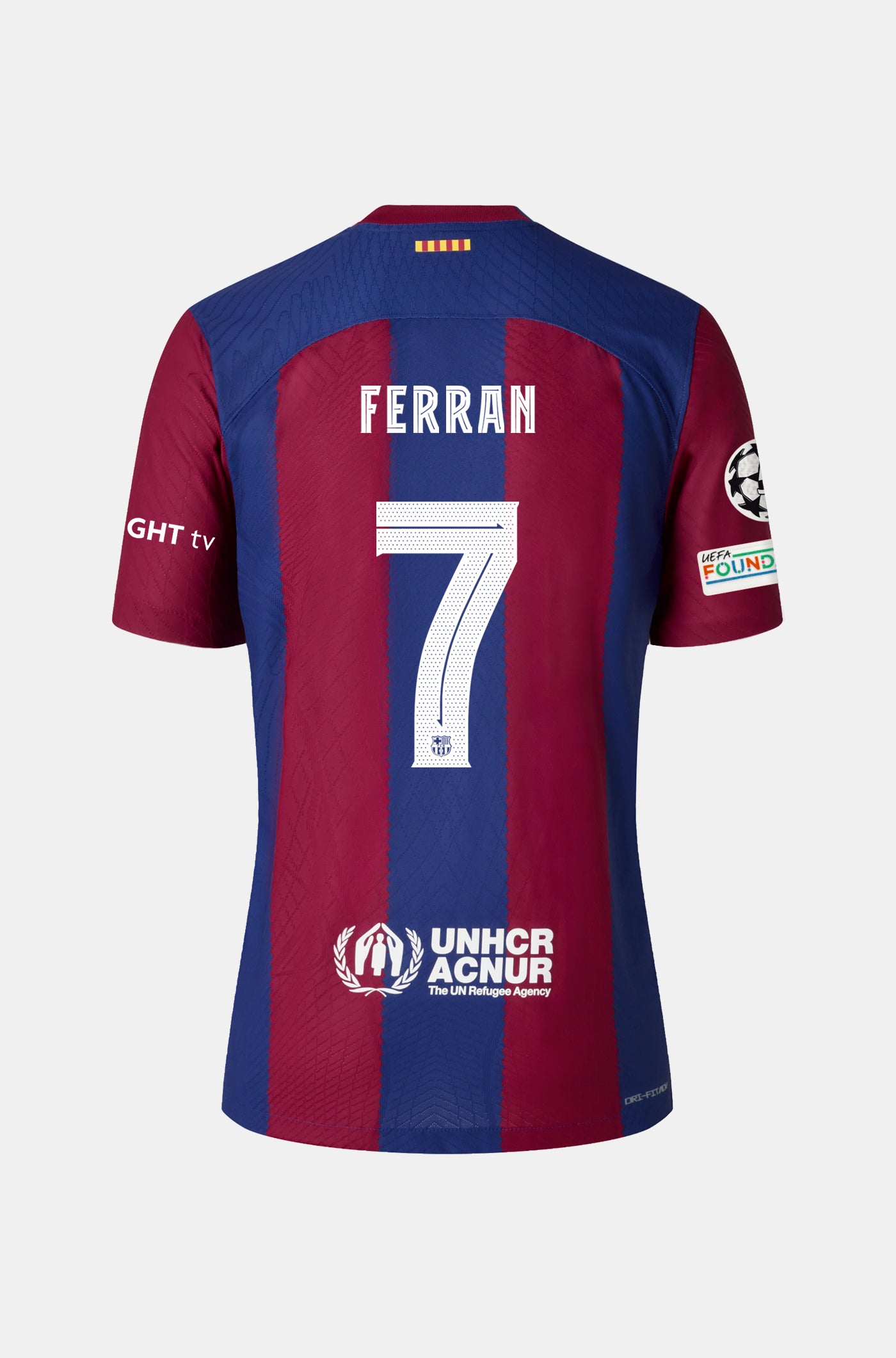 UCL Camiseta 1ª equipación FC Barcelona 23/24 Edición Jugador - FERRAN