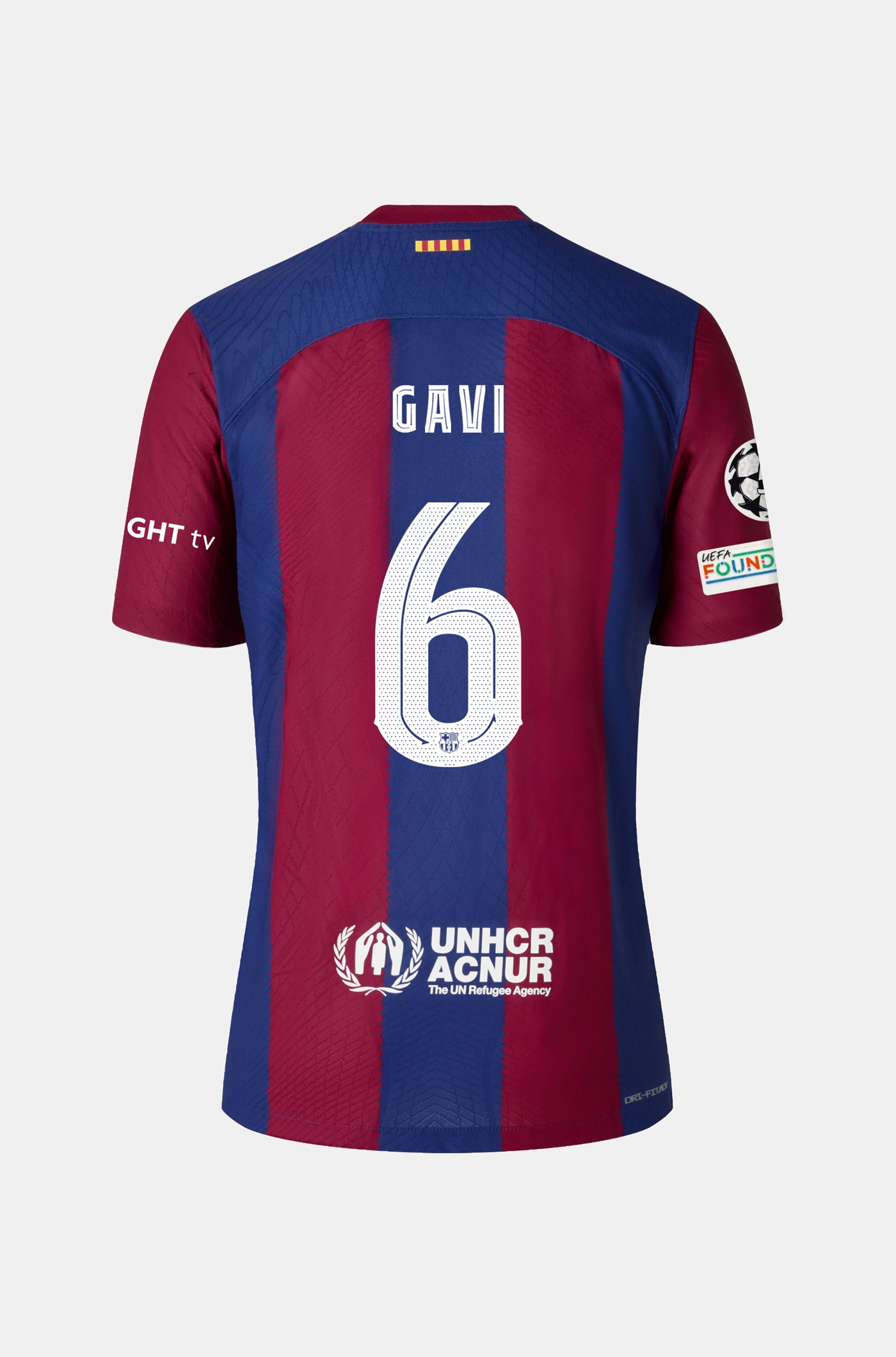 UCL Camiseta 1ª equipación FC Barcelona 23/24 - Junior - GAVI