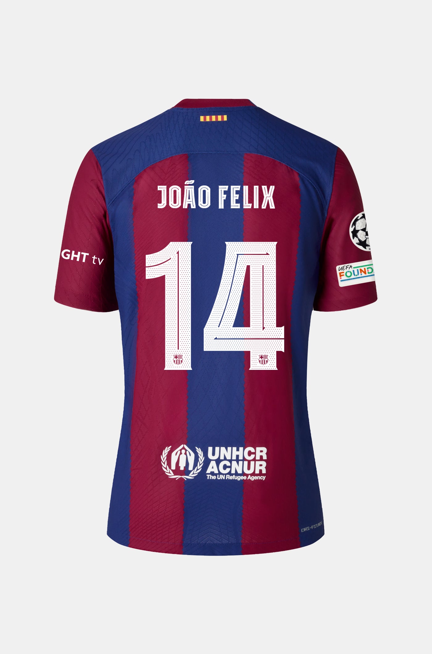 UCL FC Barcelona Home Shirt 23/24 Player's Edition - Women - JOÃO FELIX