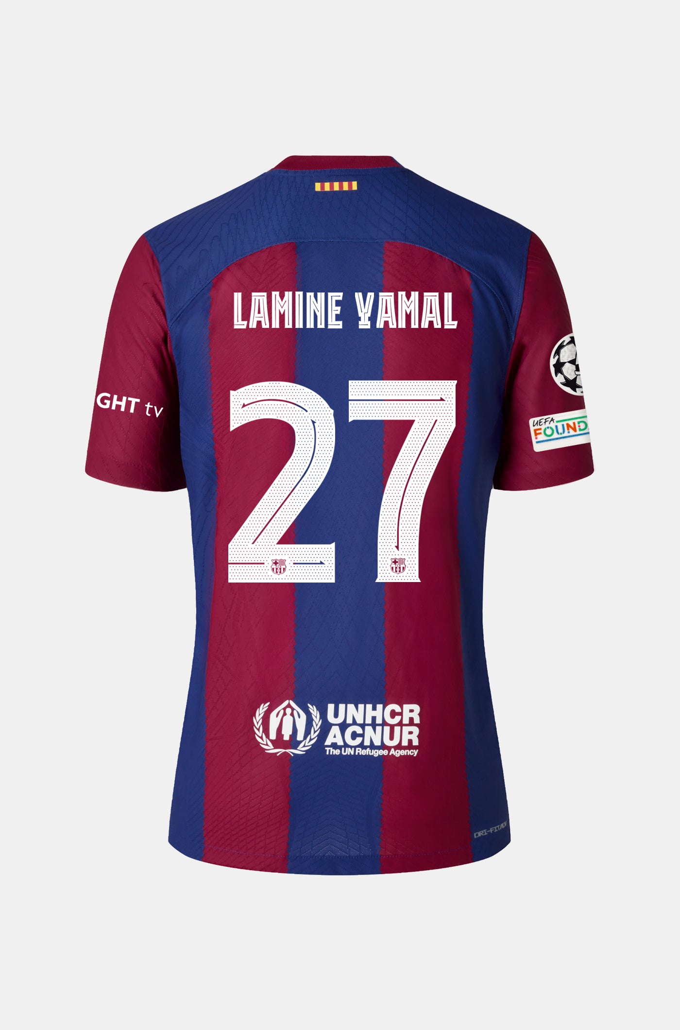 UCL FC Barcelona home shirt 23/24 - Long-sleeve - LAMINE YAMAL