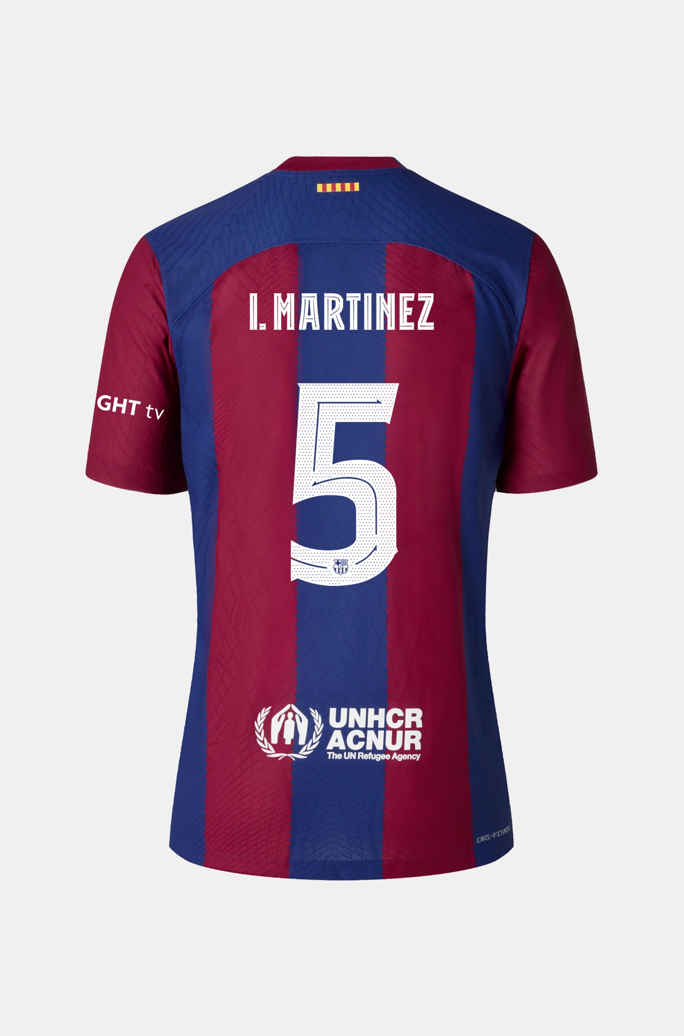 FC Barcelona home shirt 23/24 - Long-sleeve Player's Edition - I. MARTÍNEZ