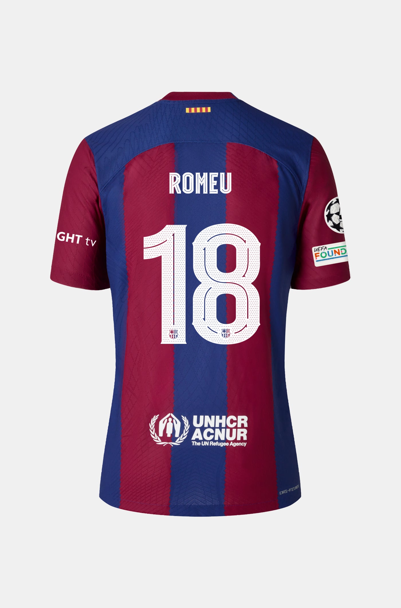 UCL FC Barcelona home shirt 23/24 Player's Edition  - ROMEU