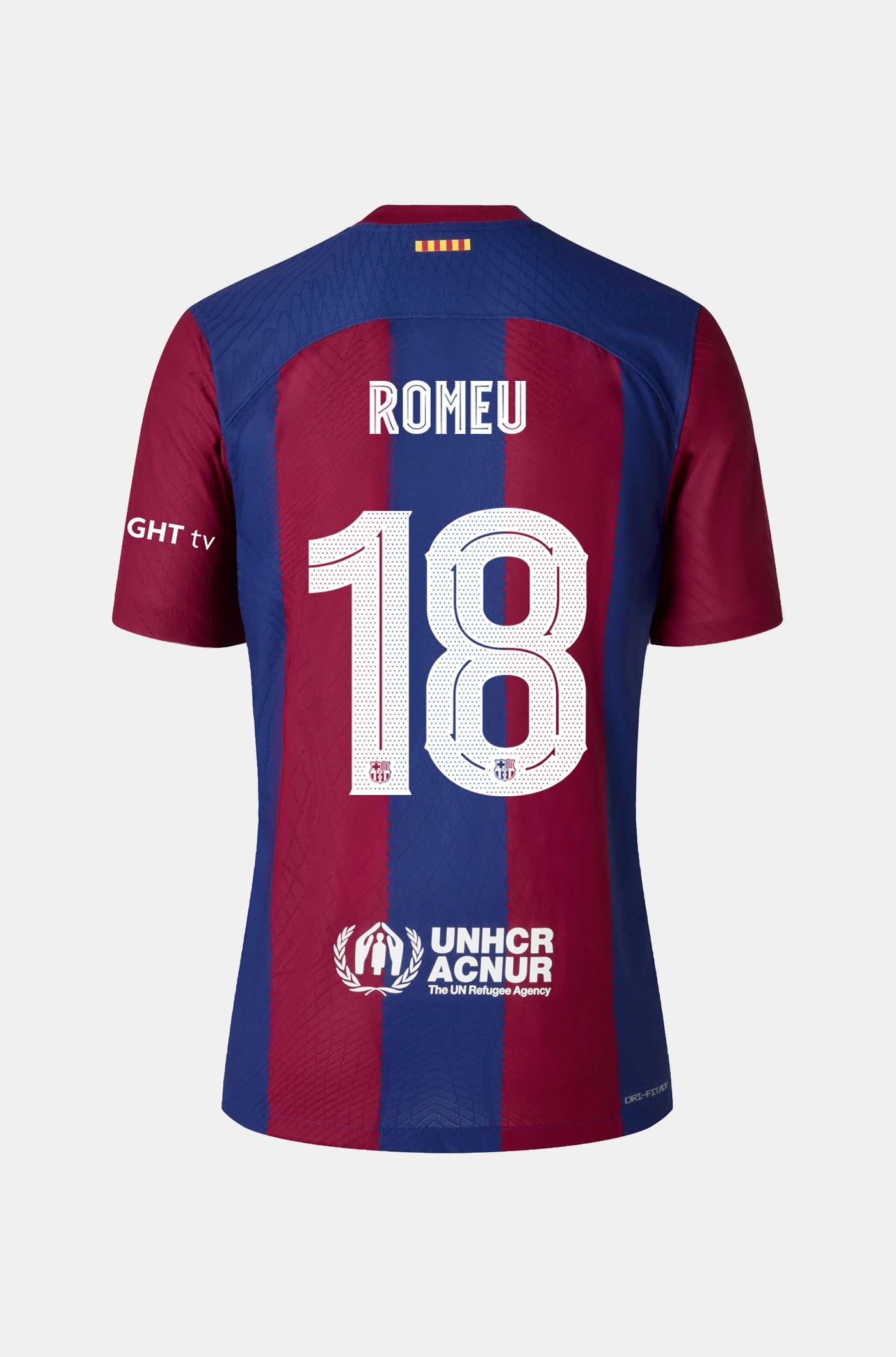 FC Barcelona home shirt 23/24 - Long-sleeve Player's Edition - ROMEU