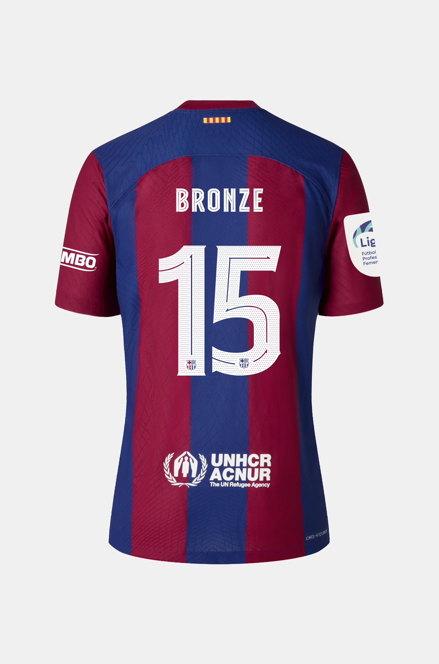 LIGA F FC Barcelona home shirt 23/24 - Long-sleeve - BRONZE