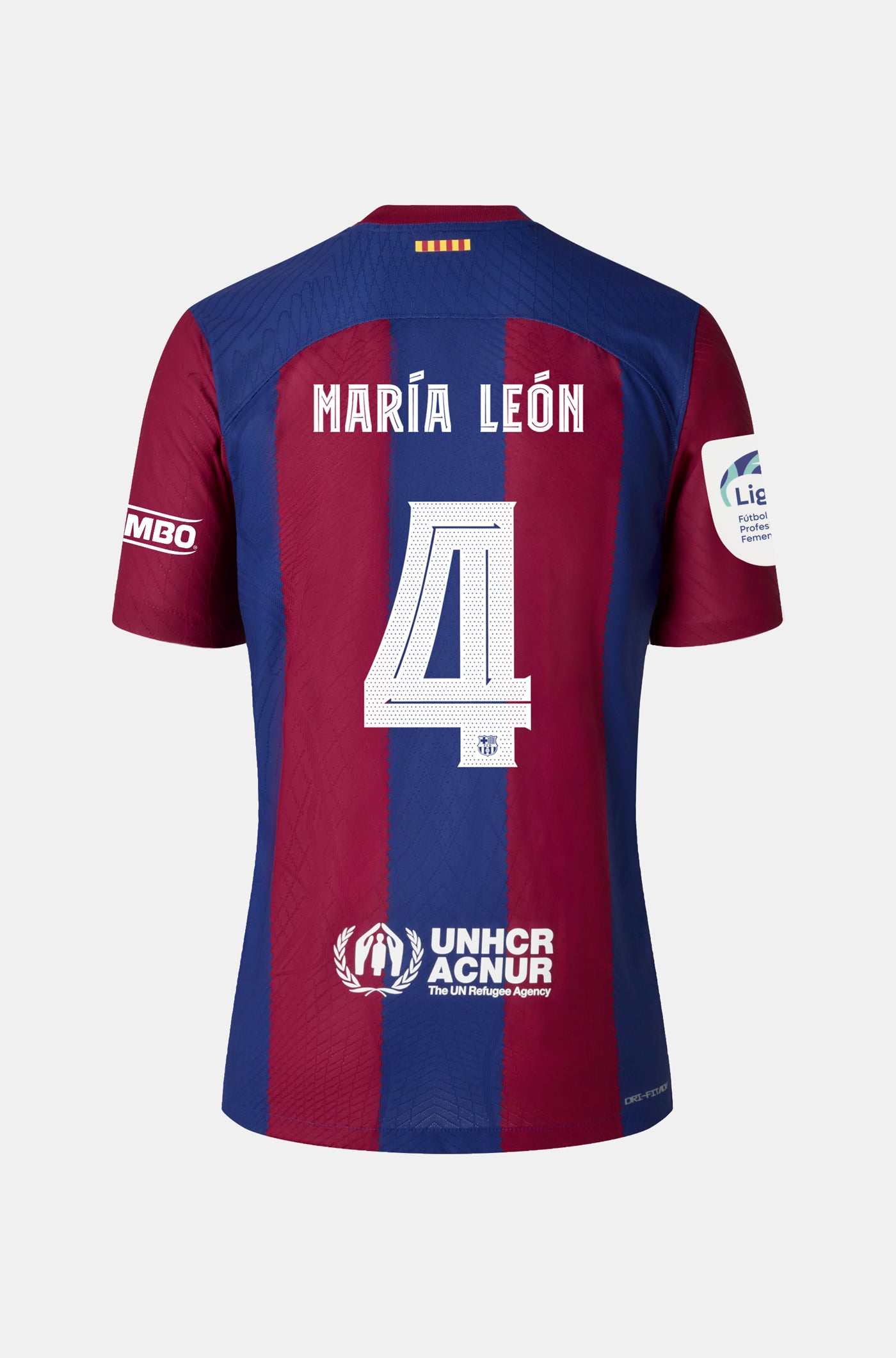 Limited Edition Karol G FC Barcelona women's home shirt 23/24 Player's Edition - MARÍA LEÓN