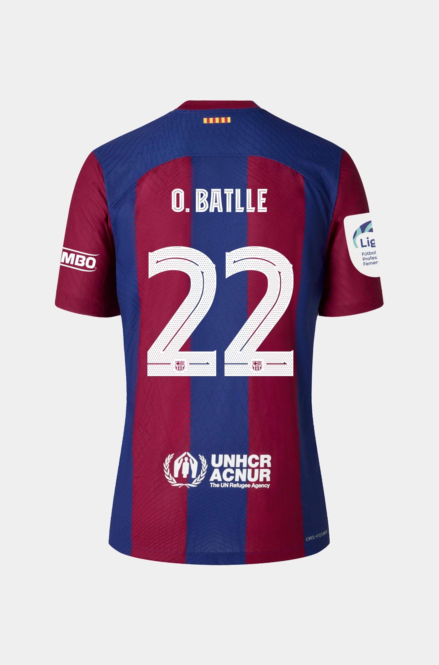 LIGA F FC Barcelona home shirt 23/24 - Long-sleeve - O. BATLLE