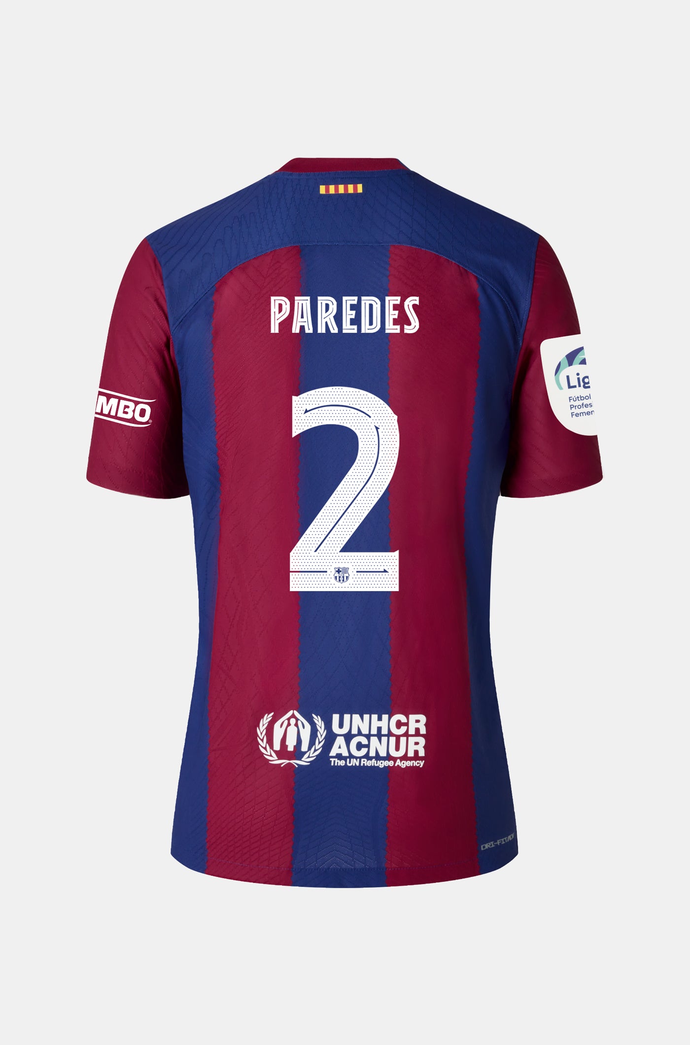 Liga F FC Barcelona home shirt 23/24 - Junior - PAREDES