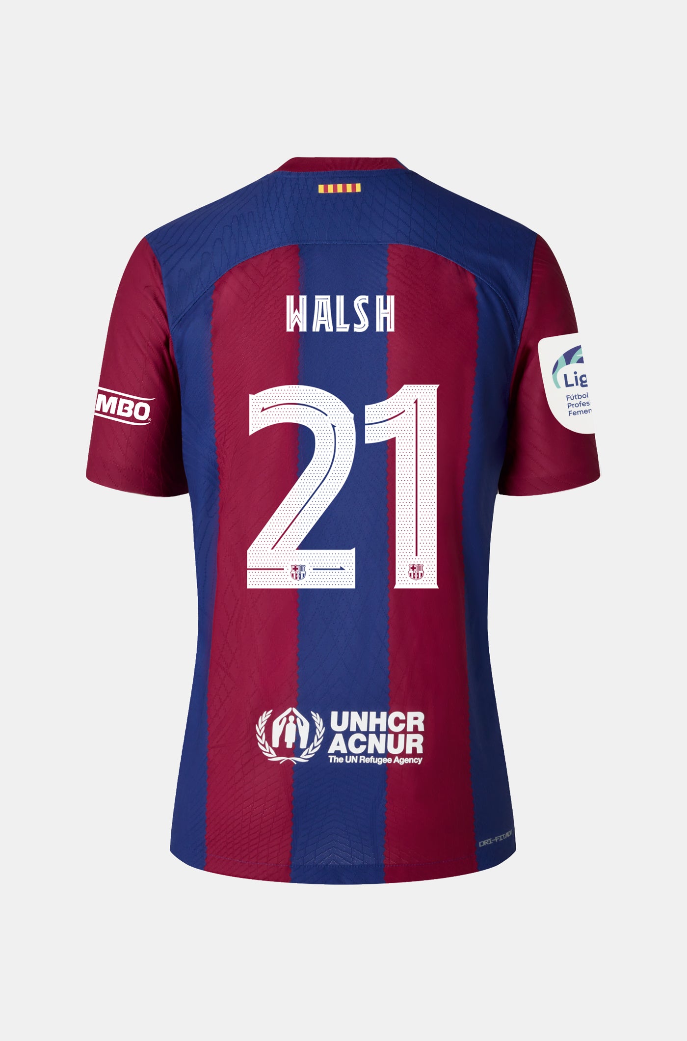 Liga F FC Barcelona home shirt 23/24 - Junior - WALSH