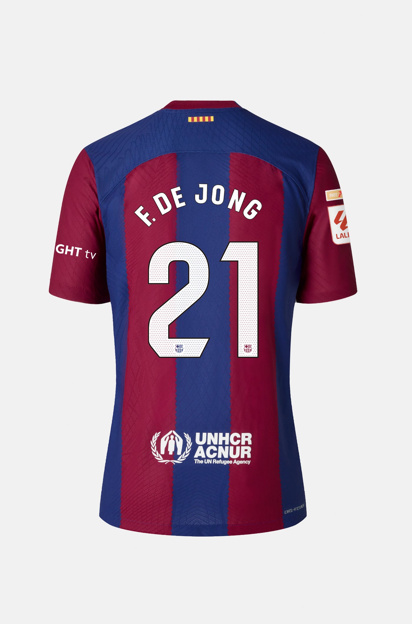 LFP FC Barcelona home shirt 23/24 Player's Edition - F. DE JONG
