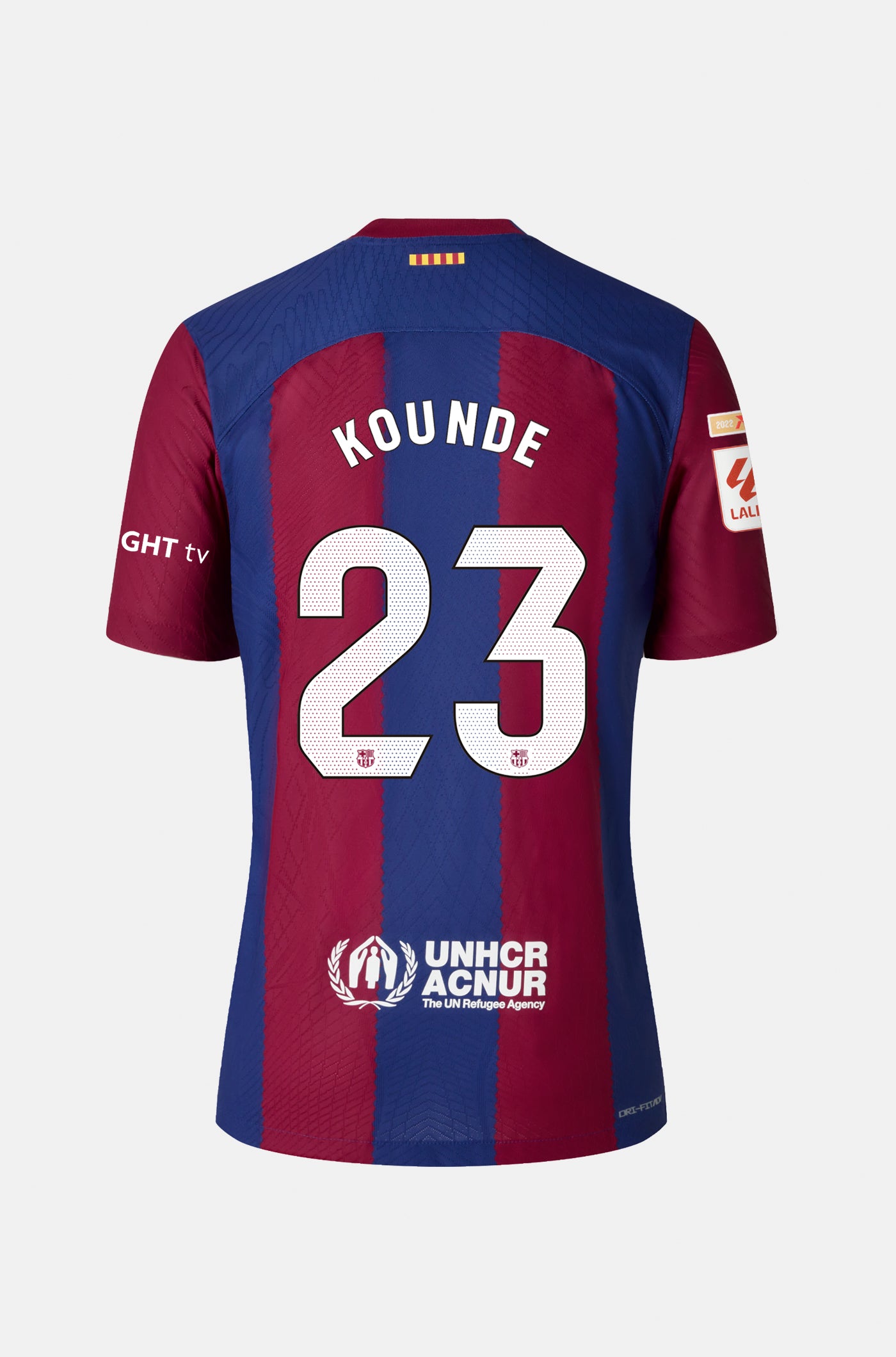 LFP FC Barcelona home shirt 23/24 Player's Edition - KOUNDE