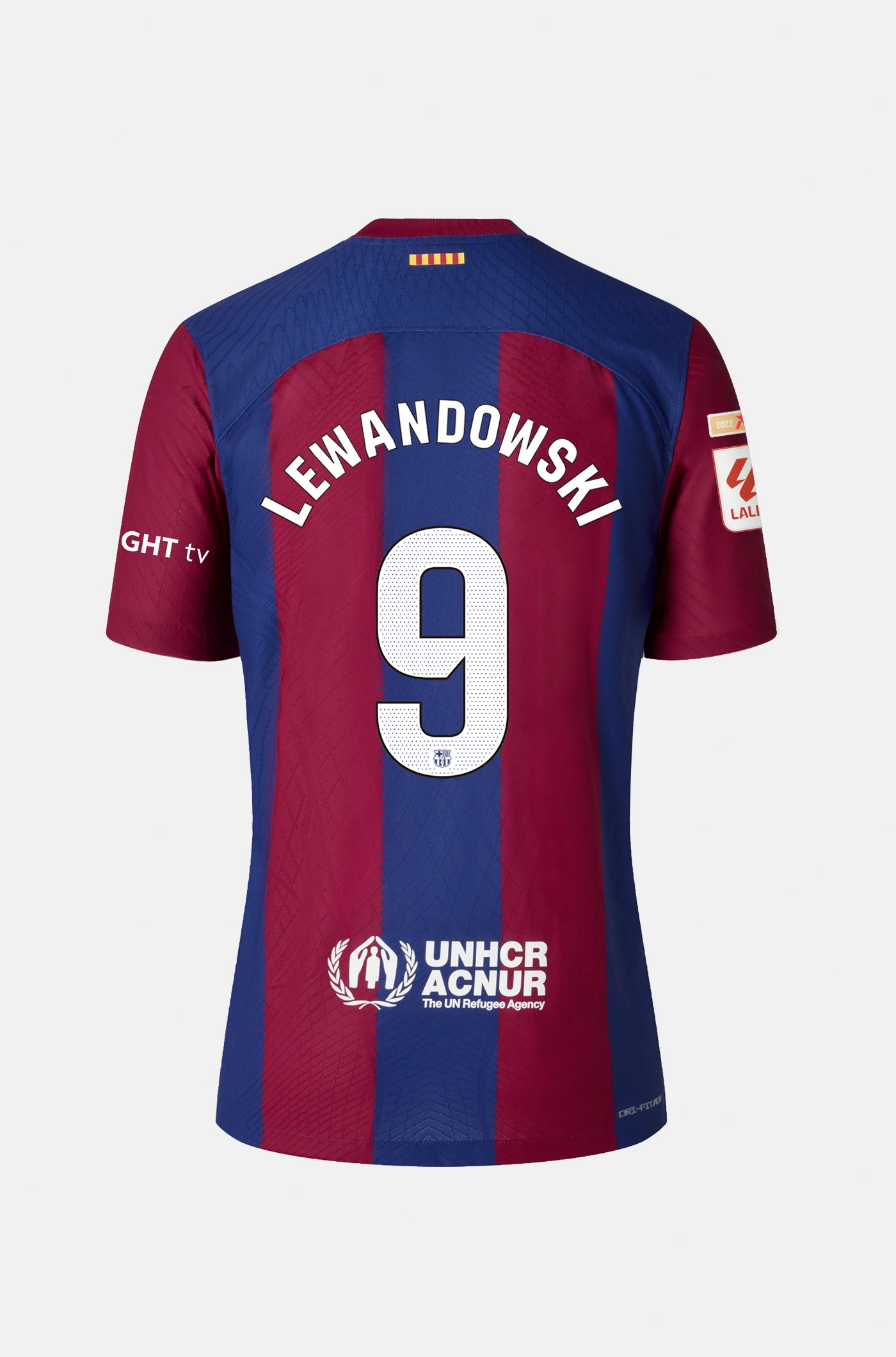 LFP FC Barcelona home shirt 23/24 - Junior - LEWANDOWSKI