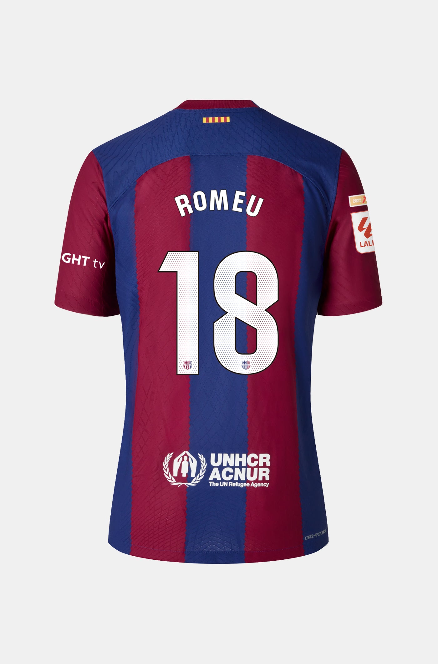 LFP FC Barcelona home shirt 23/24 Player's Edition - ROMEU