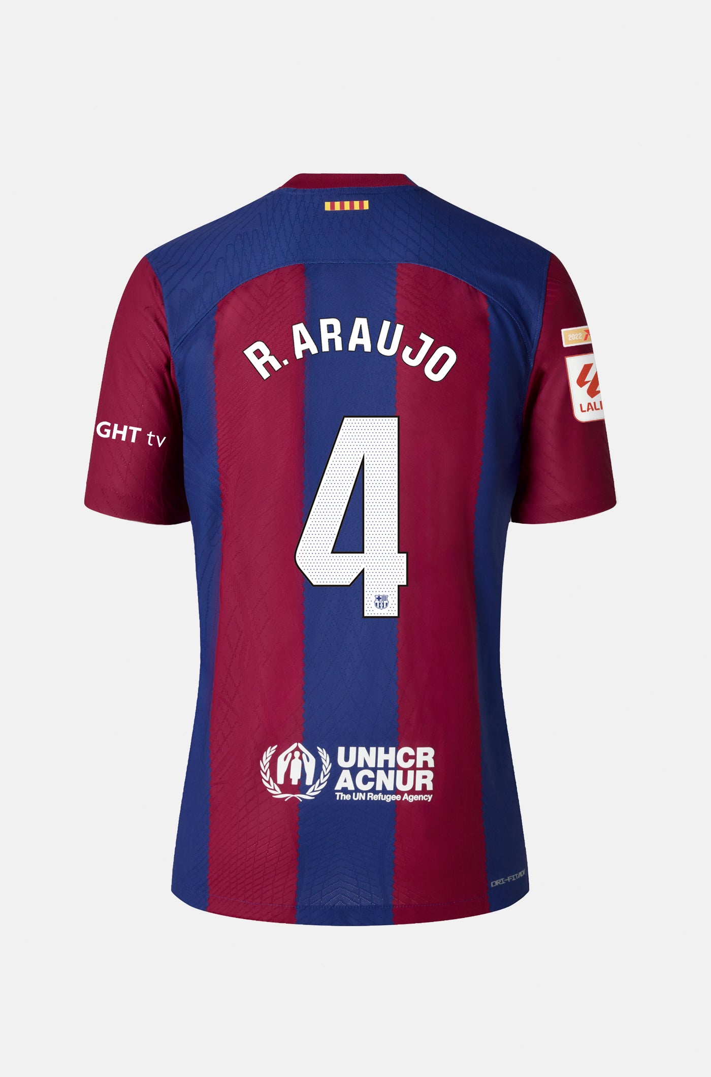 Limited Edition Karol G FC Barcelona men's home shirt 23/24 Player's Edition - R. ARAUJO