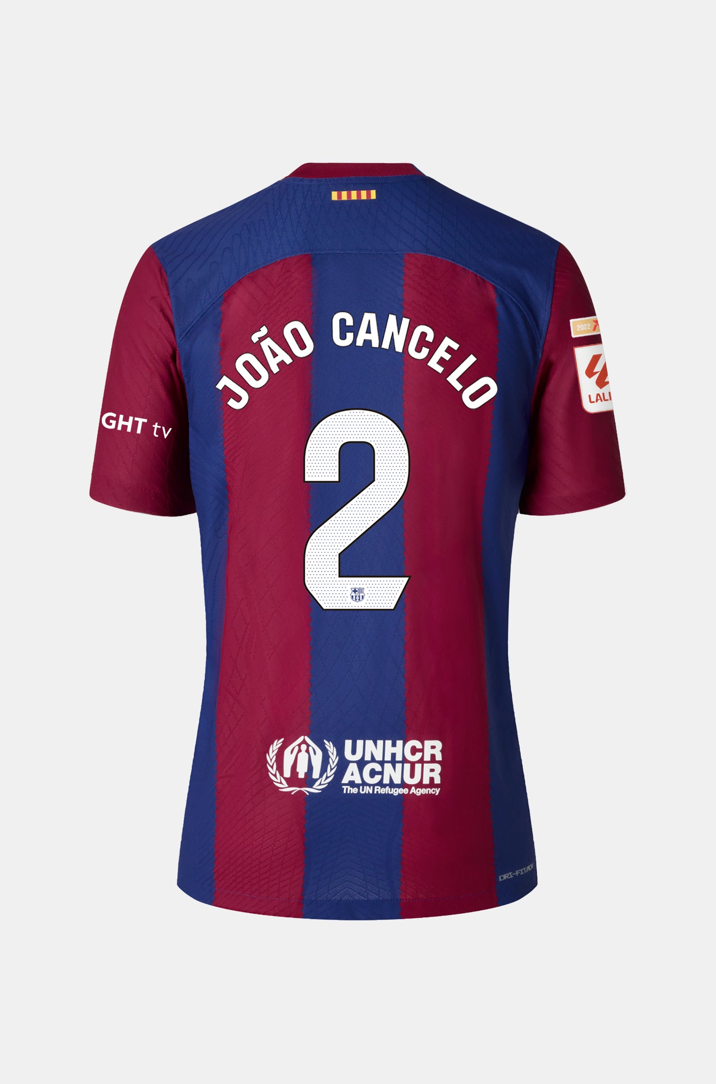 LFP FC Barcelona home shirt 23/24 - Junior - JOÃO CANCELO