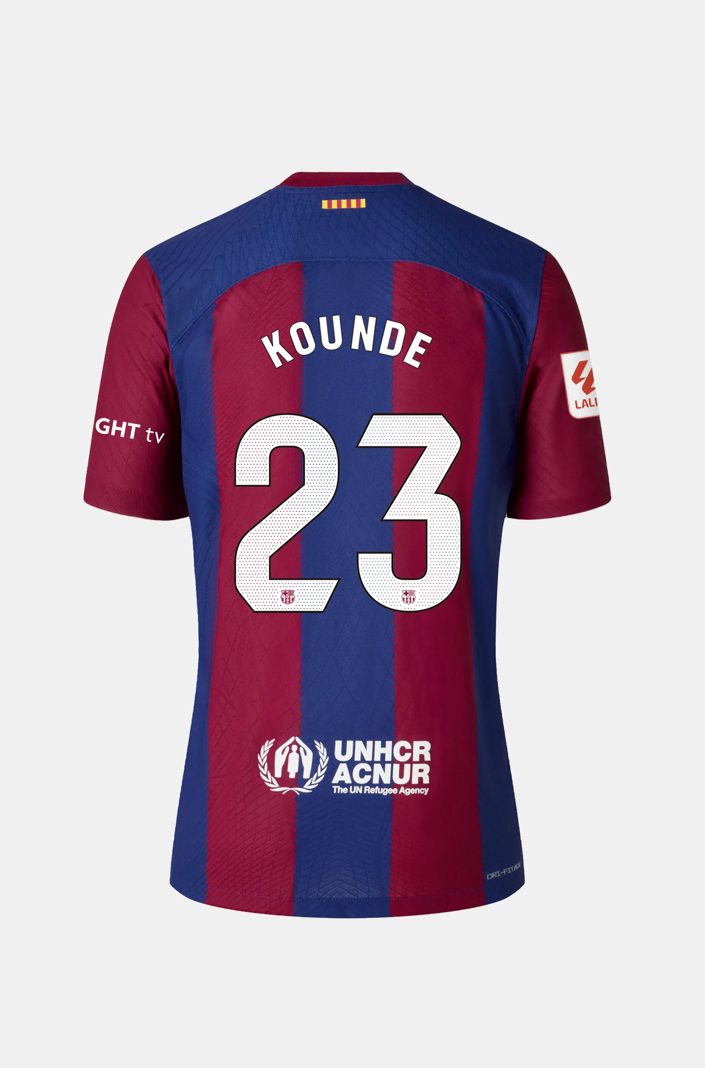 LFP FC Barcelona home shirt 23/24 - Junior - KOUNDE