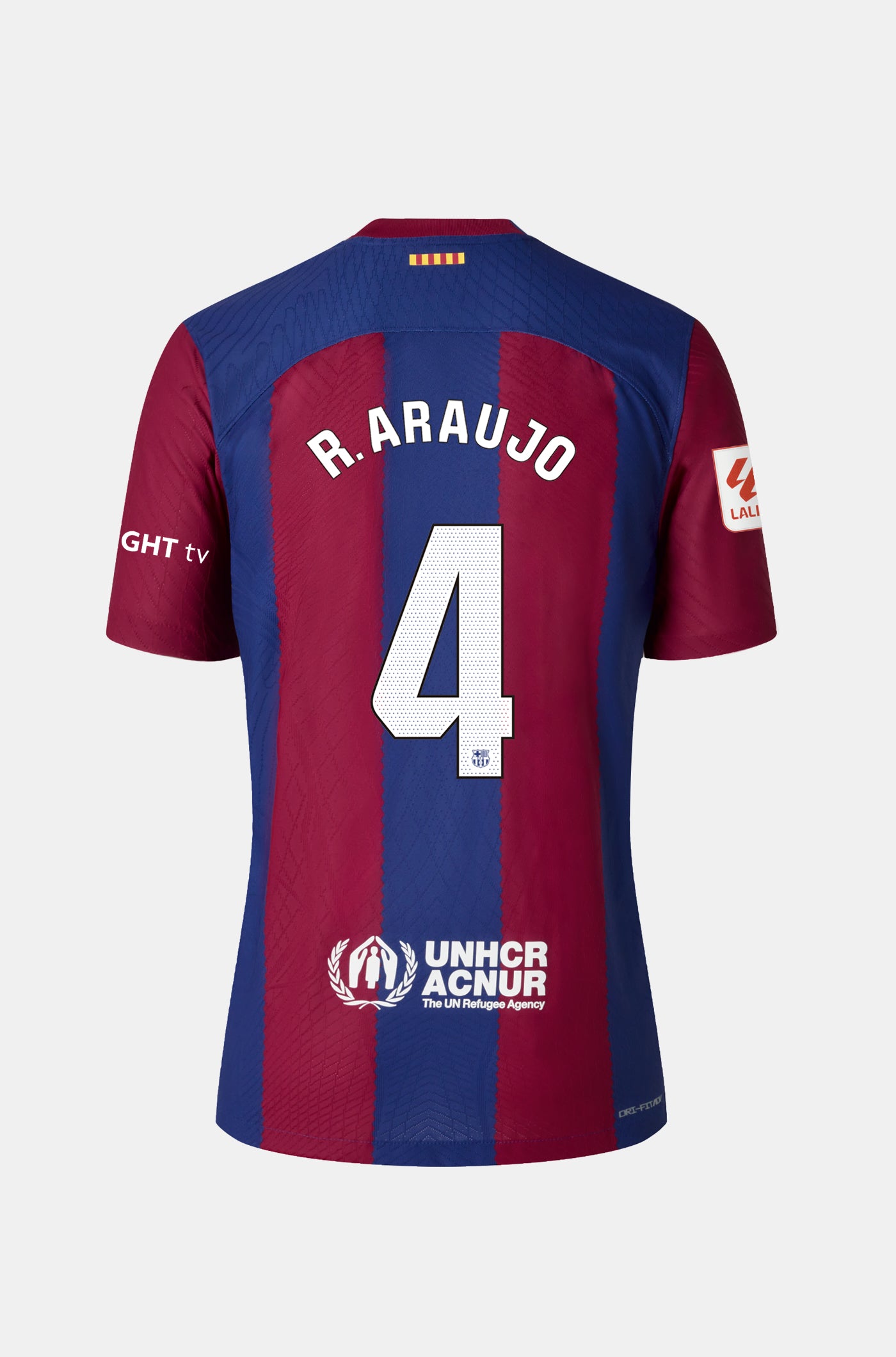 LFP FC Barcelona home shirt 23/24 - Long-sleeve - R. ARAUJO