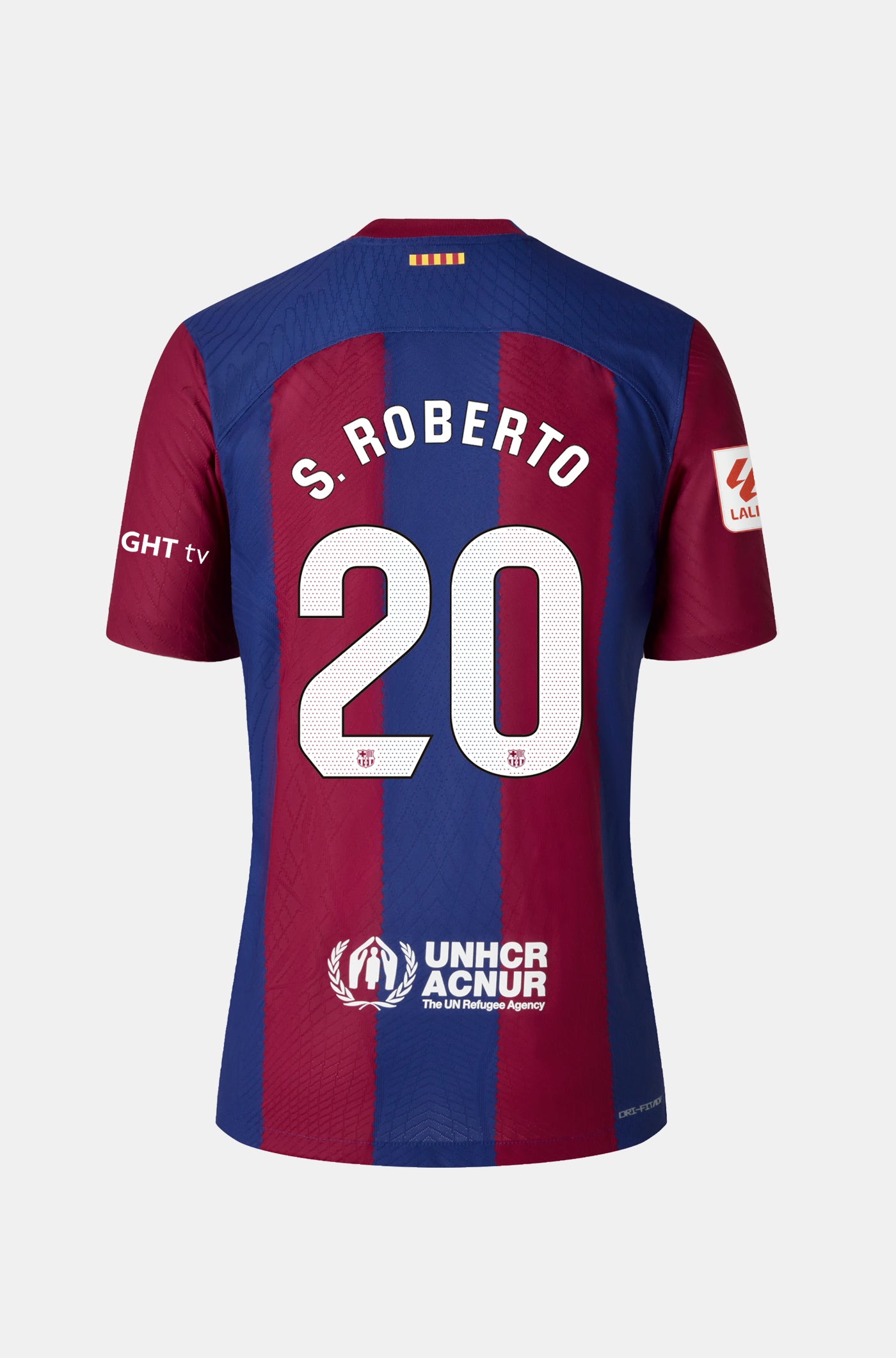 LFP FC Barcelona home shirt 23/24 - Long-sleeve - S. ROBERTO