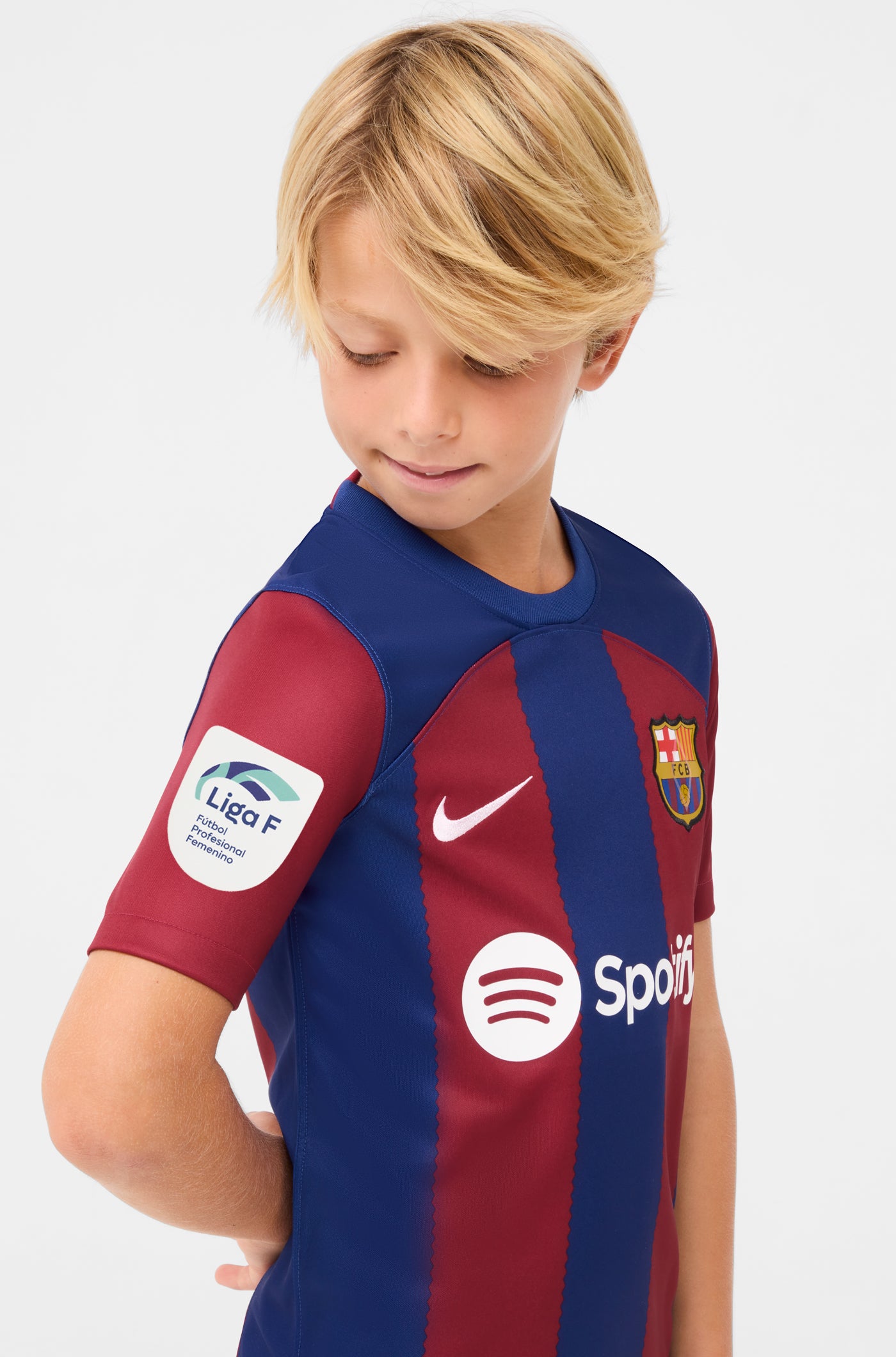 Liga F FC Barcelona home shirt 23/24 - Junior