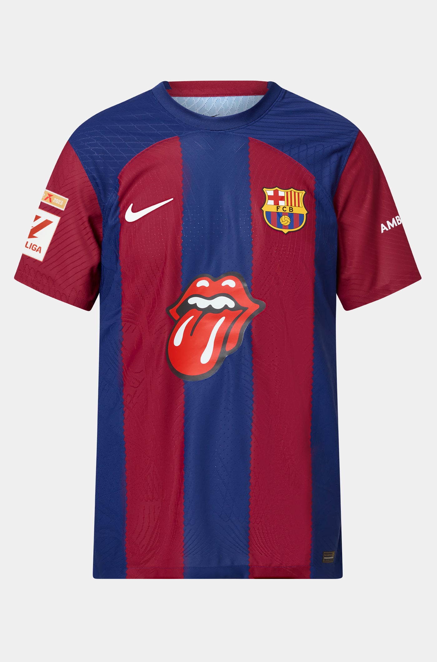 Limited-Edition-Trikot "Rolling Stones“. Heimtrikot der Herrenmannschaft des FC Barcelona 23/24