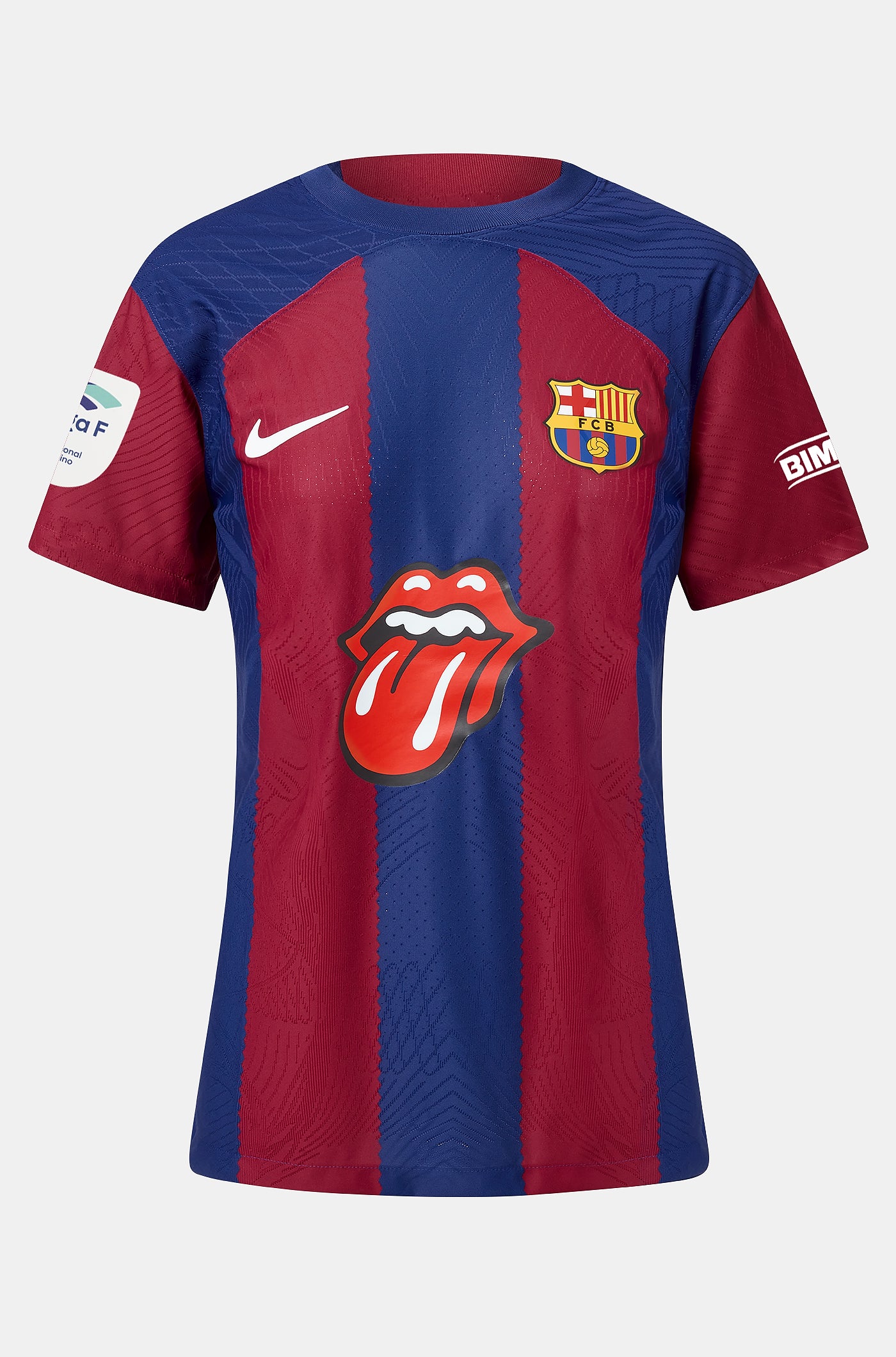 Camiseta Edición Limitada FC BARCELONA x THE ROLLING STONES. Equipación femenina del FC Barcelona 23/24