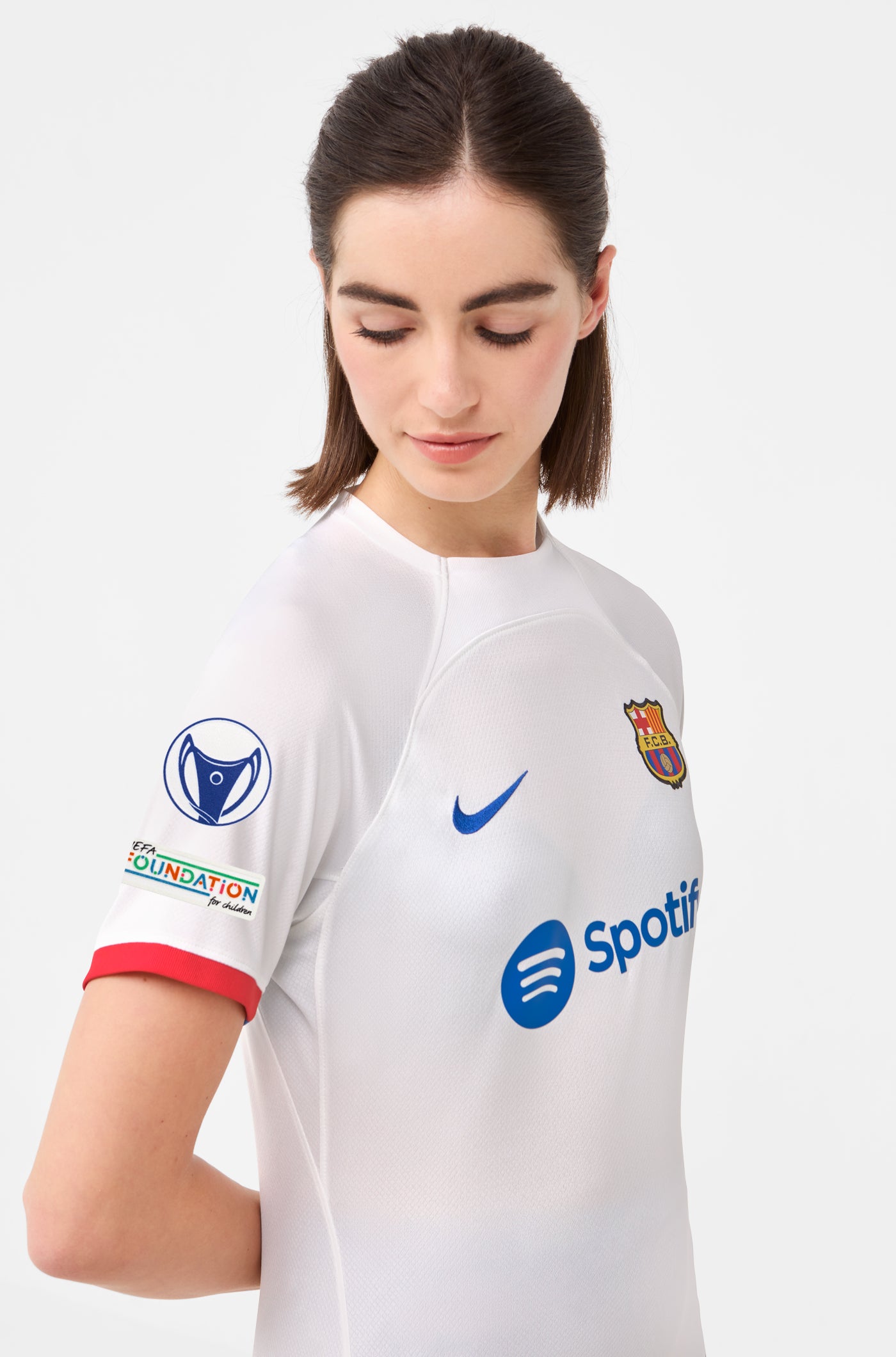 UWCL Camiseta segunda equipación FC Barcelona 23/24 - Mujer -  MARÍA LEÓN 
