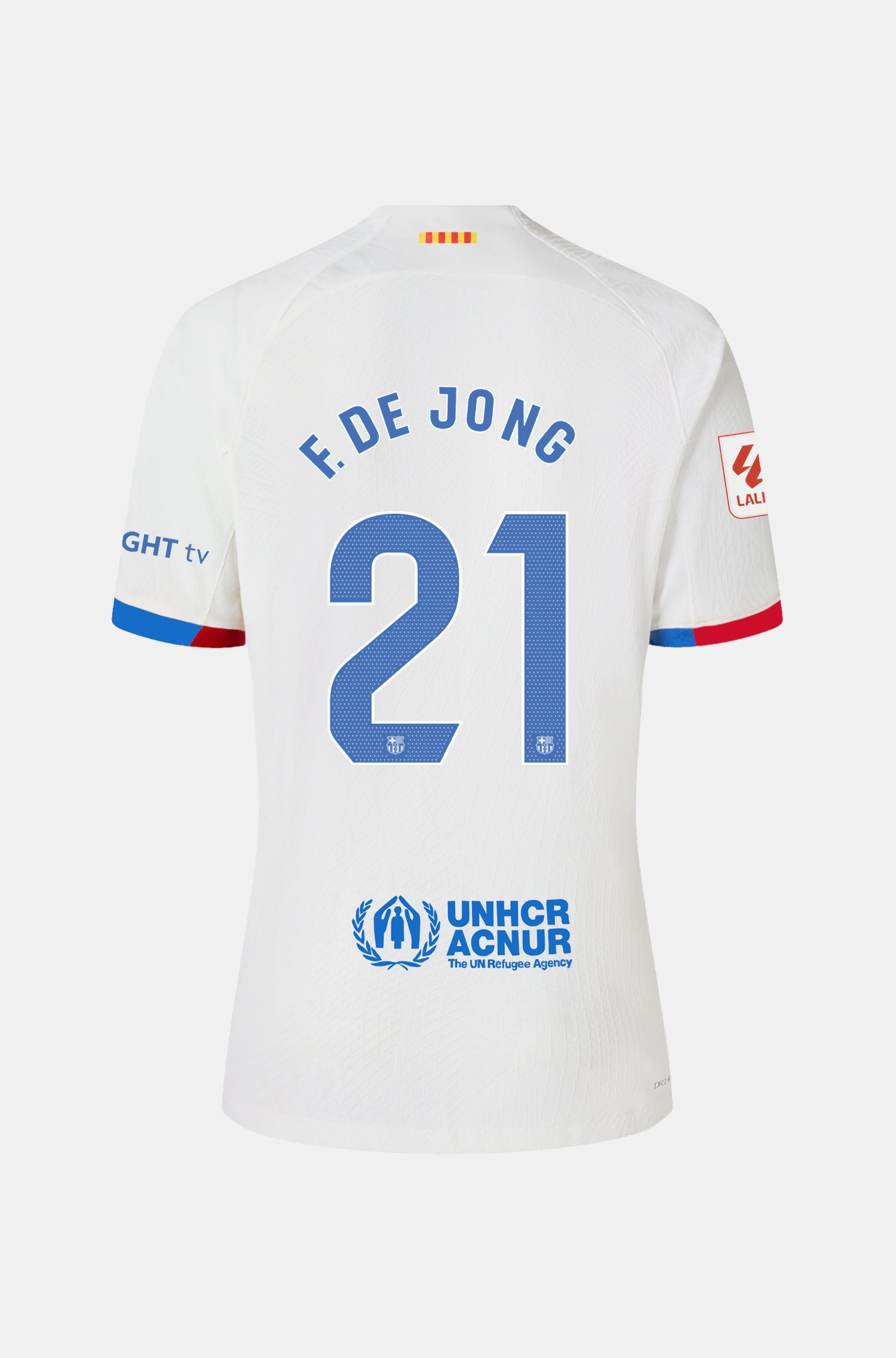 LFP  FC Barcelona away shirt 23/24 â€“ Junior  - F. DE JONG