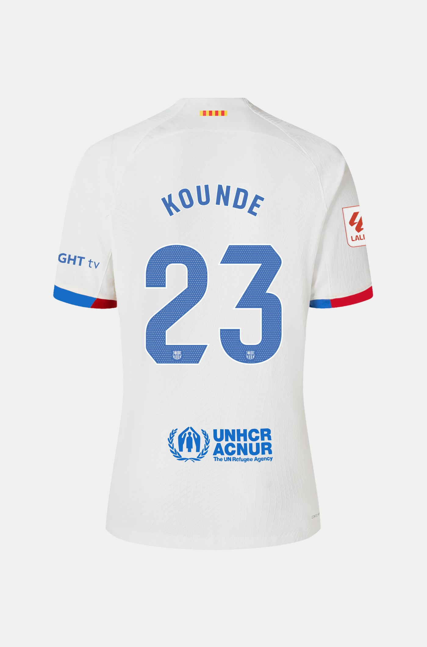 LFP  FC Barcelona away shirt 23/24 â€“ Junior  - KOUNDE