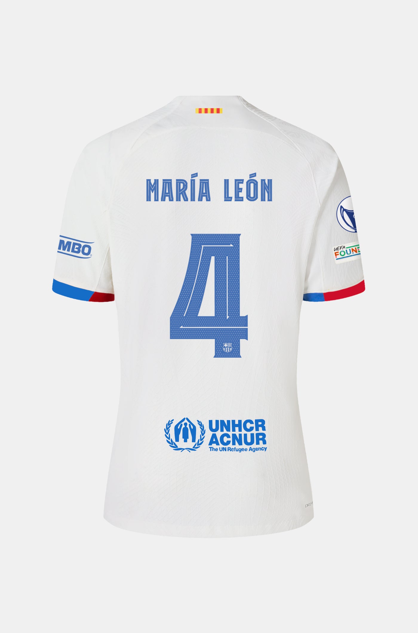 UWCL FC Barcelona away shirt 23/24 – Junior  - MARÍA LEÓN