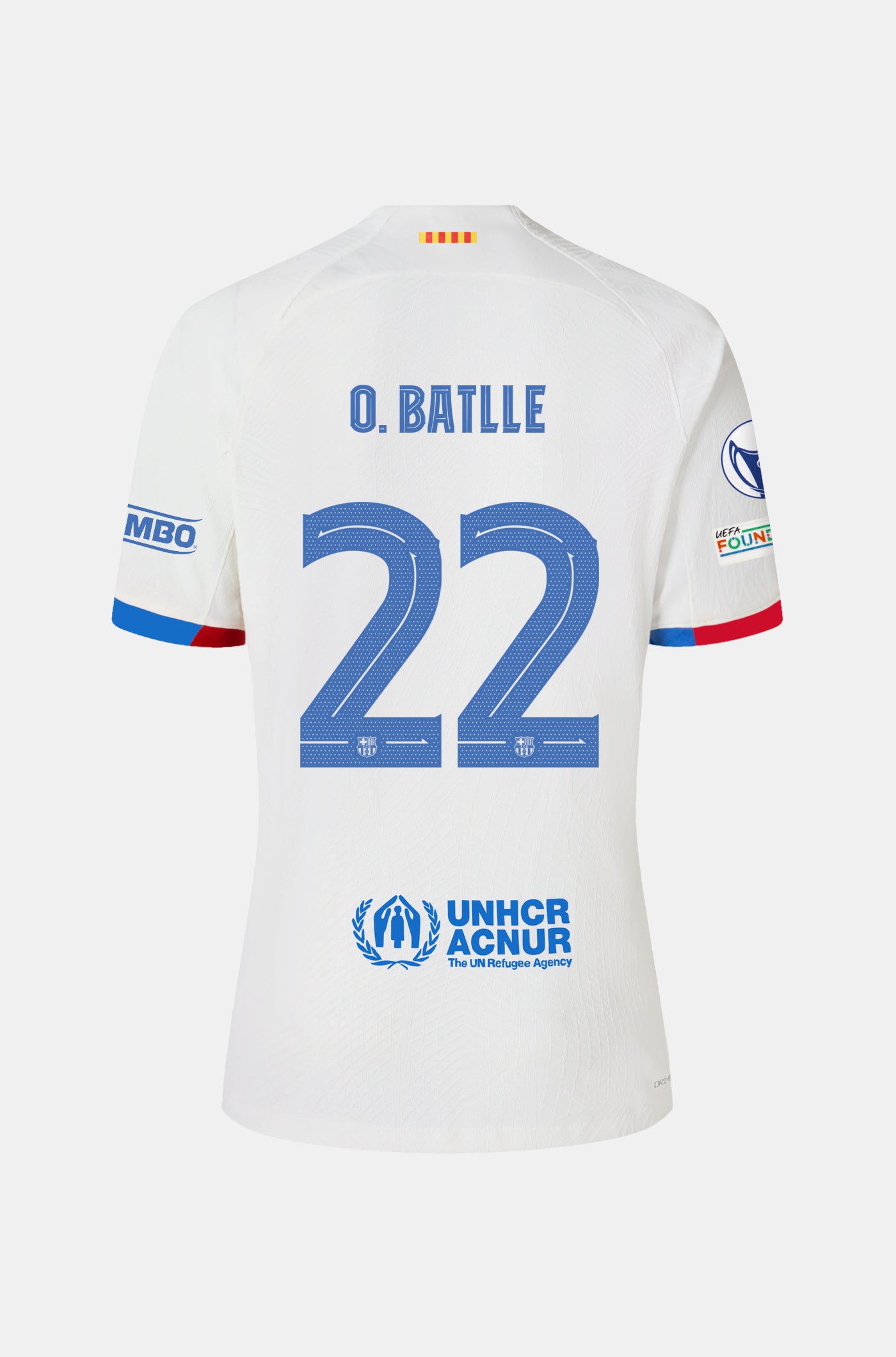UWCL FC Barcelona away shirt 23/24 Player's Edition - O. BATLLE