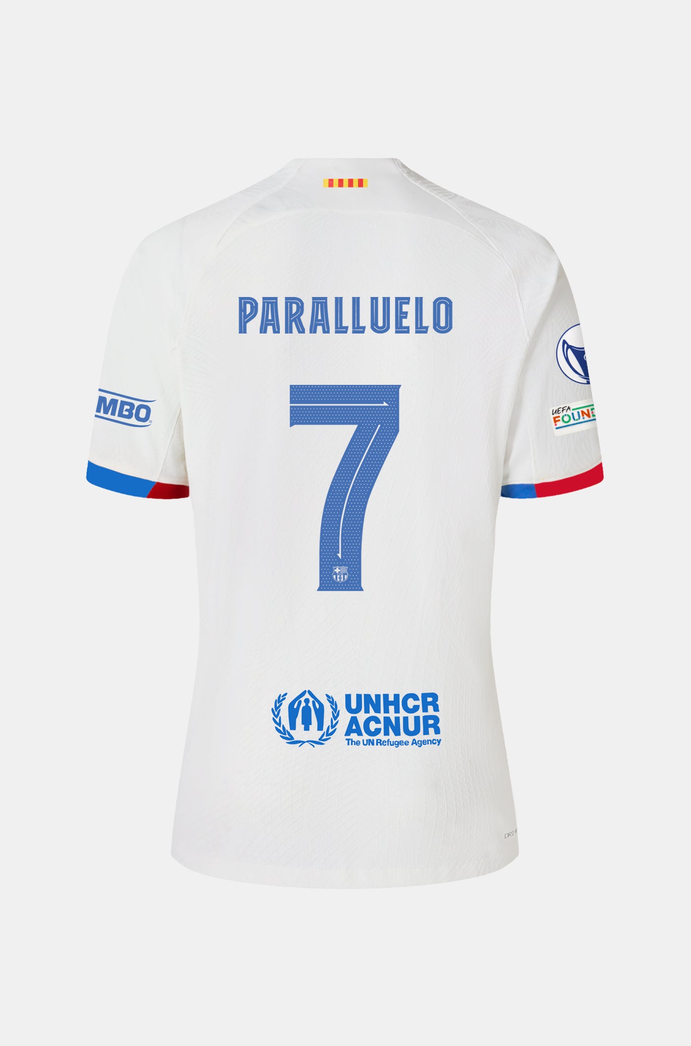UWCL Camiseta segunda equipación FC Barcelona 23/24 Edición Jugador - PARALLUELO