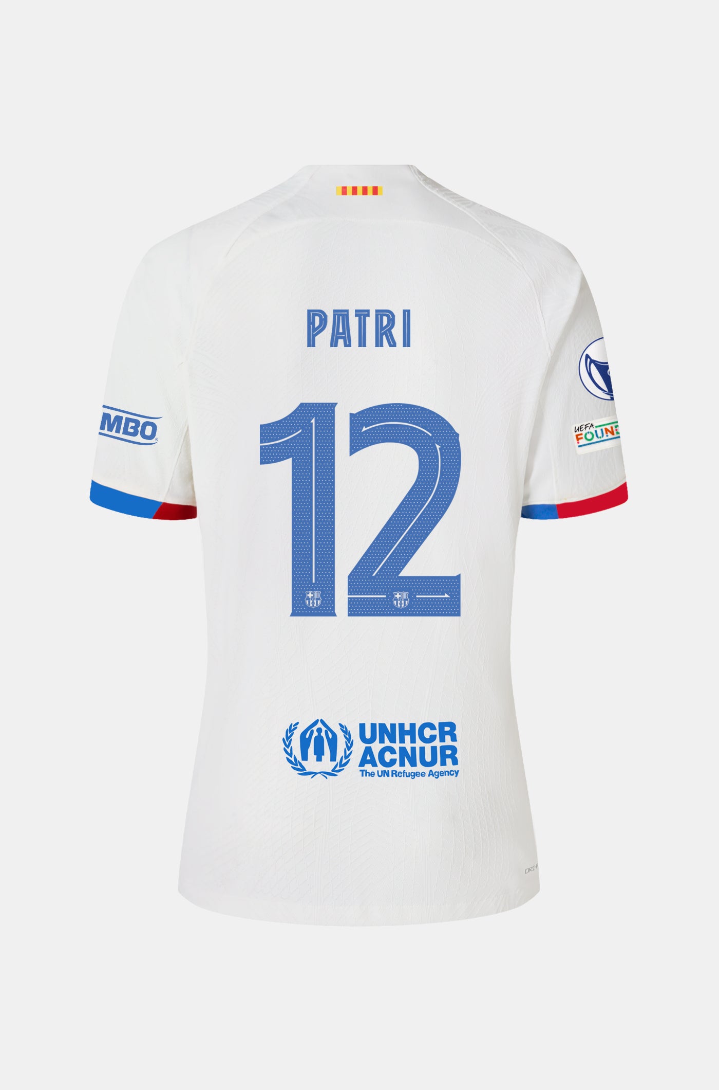 UWCL FC Barcelona away shirt 23/24 Player's Edition - PATRI