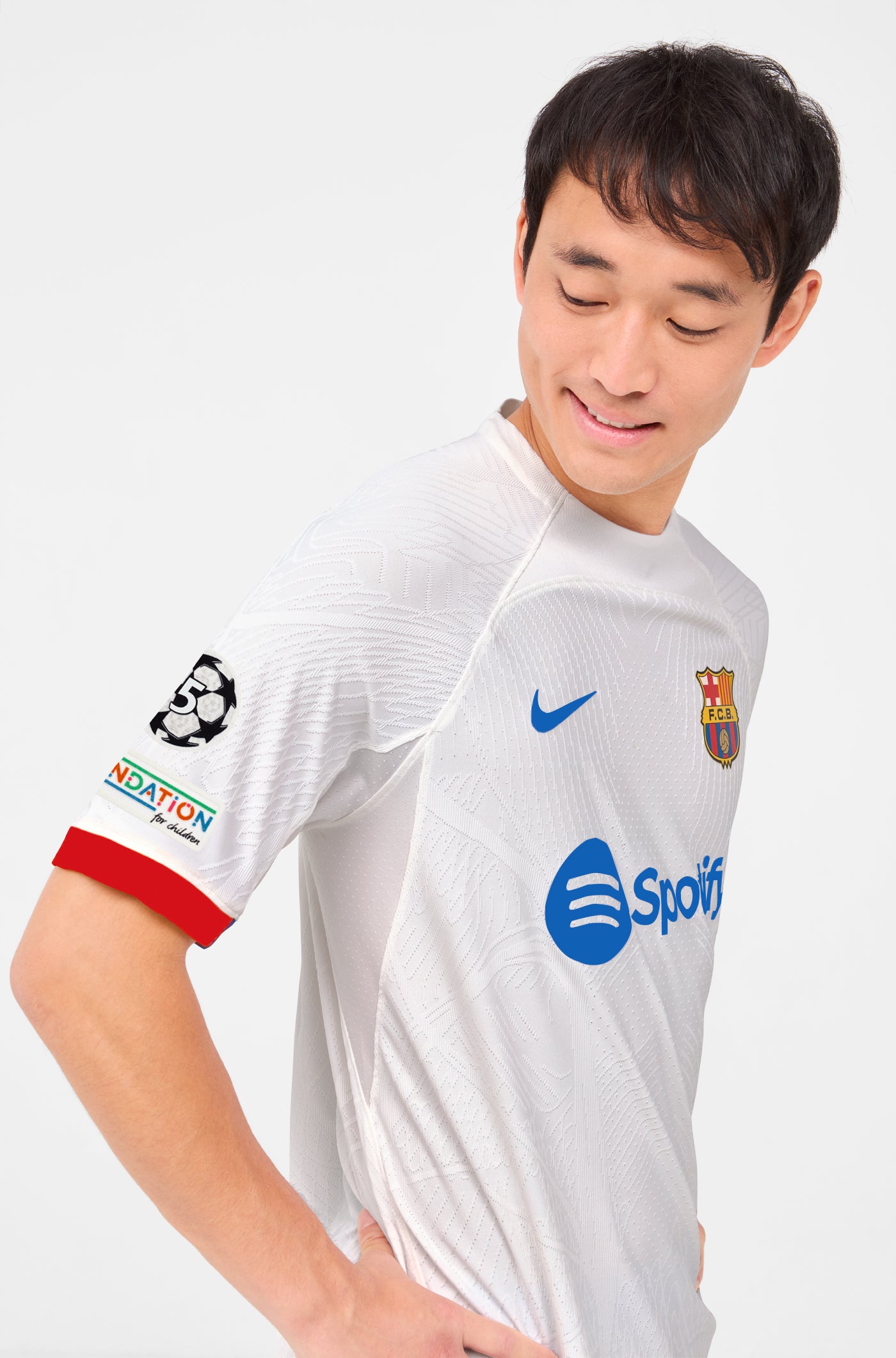 UCL FC Barcelona away shirt 23/24 Player’s Edition - FERMÍN