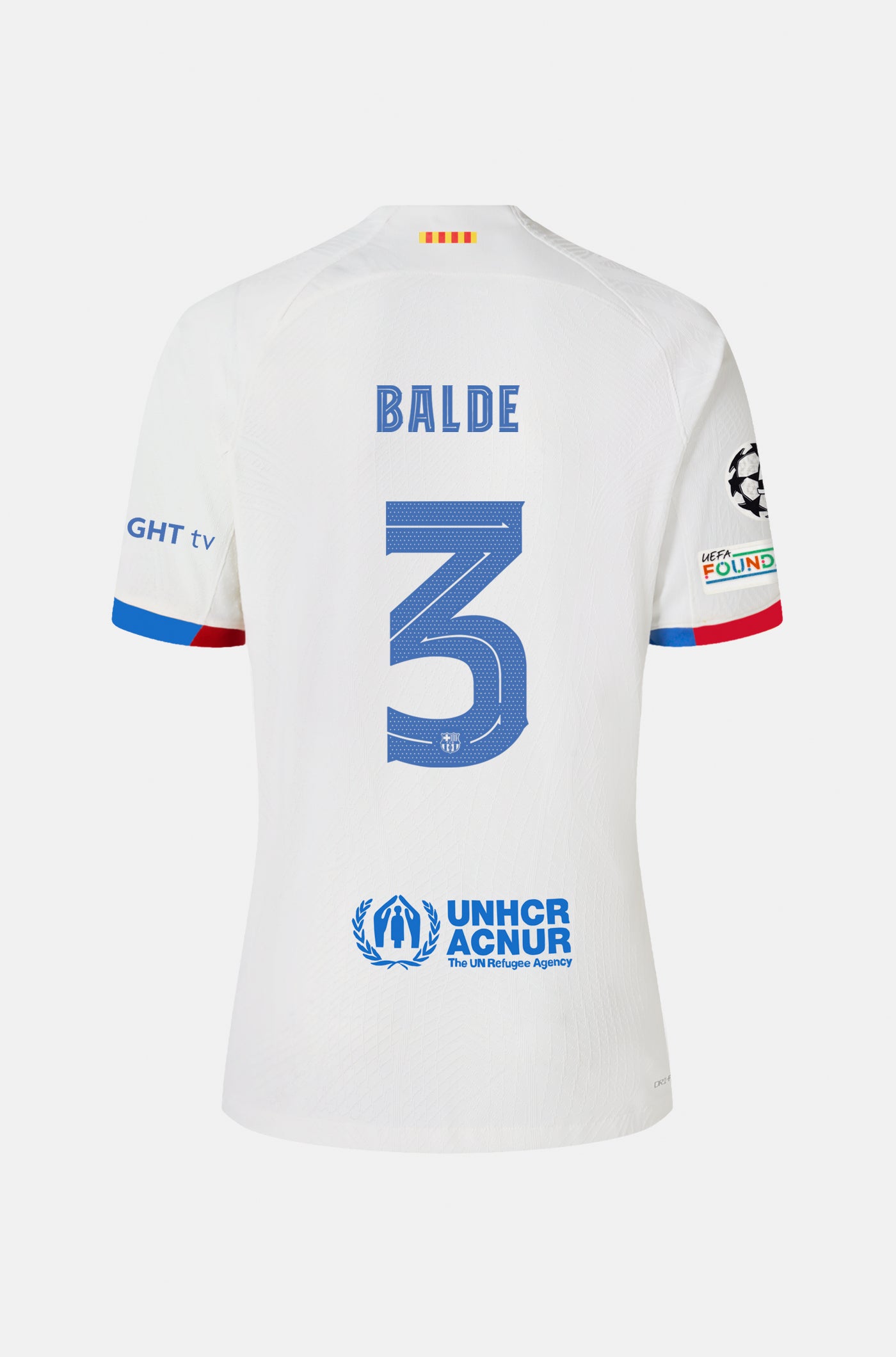 UCL FC Barcelona away shirt 23/24 Player’s Edition - BALDE