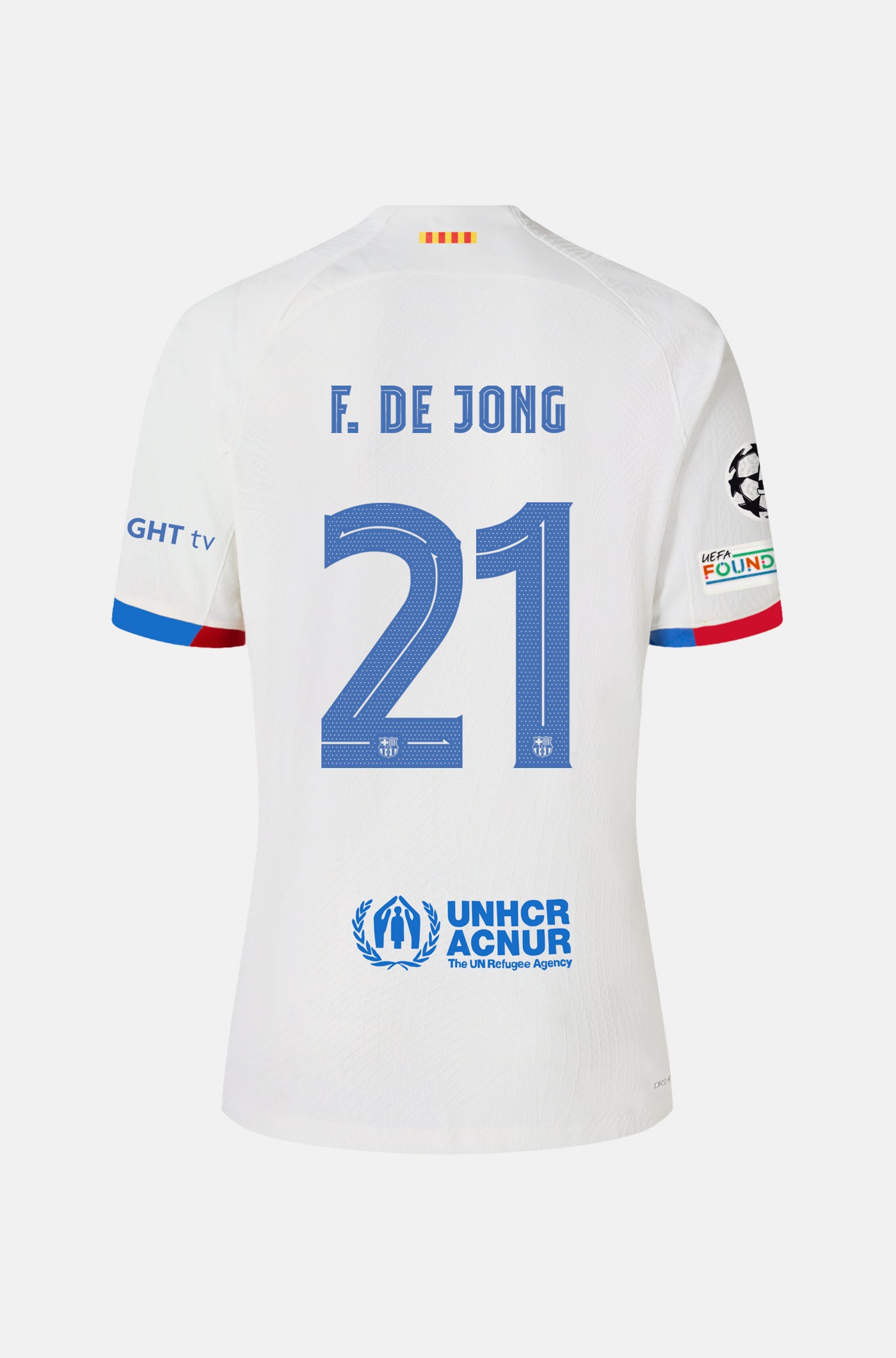 UCL Camiseta segunda equipación FC Barcelona 23/24 - Junior  - F. DE JONG